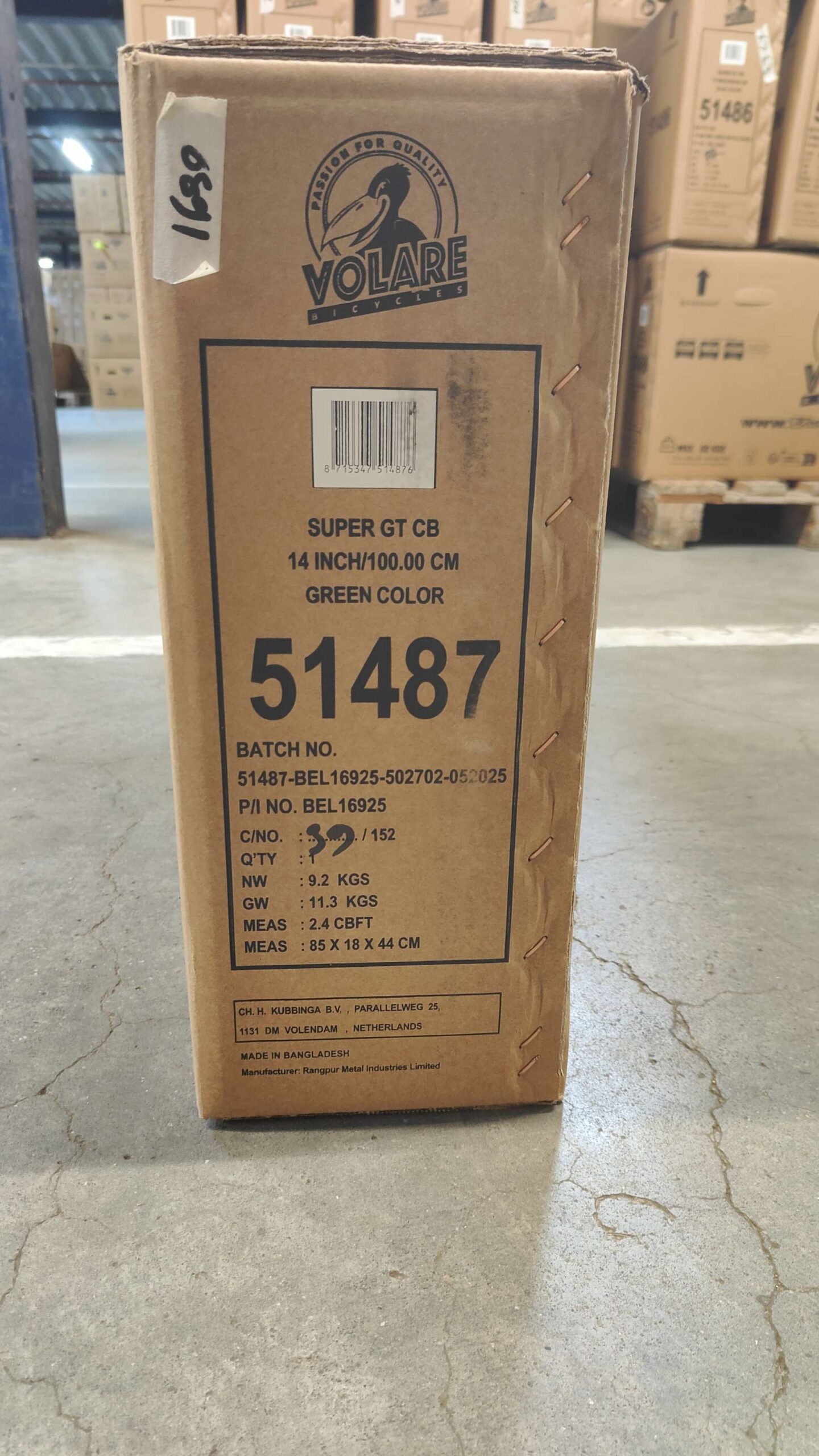 Volare Super GT Kinderfiets - Jongens - 14 inch - Groen 11 Volare Super GT Kinderfiets - Jongens - 14 inch - Groen - Afbeelding 11