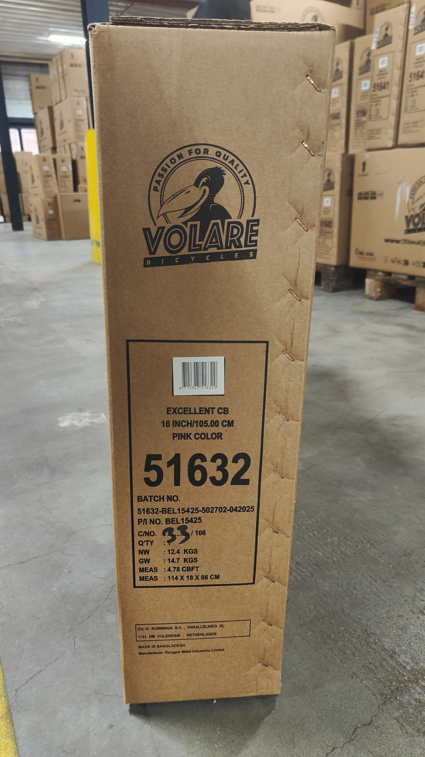 Volare Excellent Kinderfiets - Meisjes - 16 inch - Roze - 95% afgemonteerd 11 Volare Excellent Kinderfiets - Meisjes - 16 inch - Roze - 95% afgemonteerd - Afbeelding 11