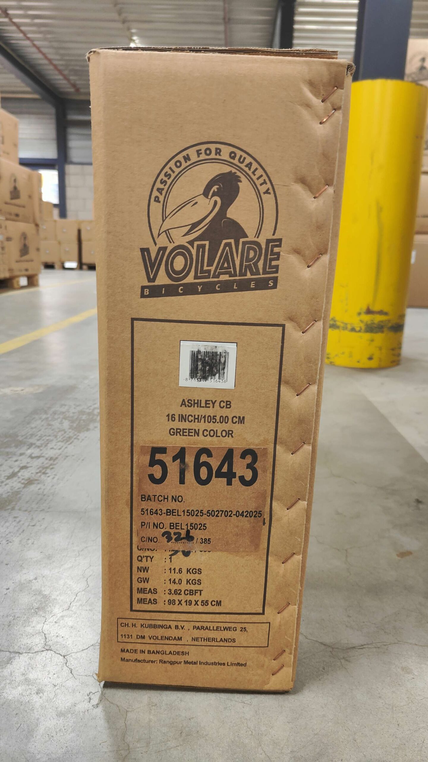 Volare Ashley Kinderfiets - Meisjes - 16 inch - Groen 11 Volare Ashley Kinderfiets - Meisjes - 16 inch - Groen - Afbeelding 11