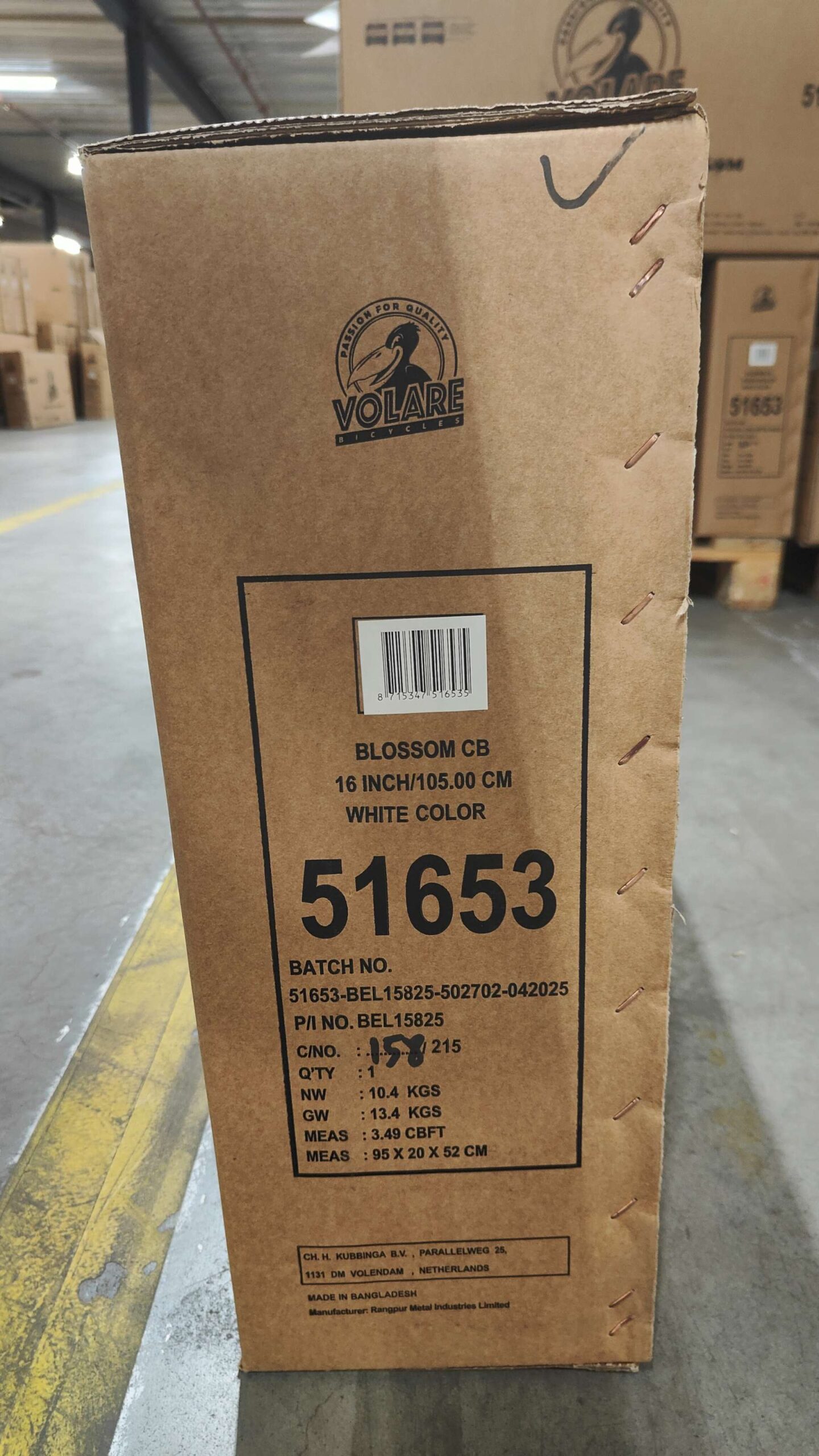 Volare Blossom Kinderfiets - Meisjes - 16 inch - Wit 11 Volare Blossom Kinderfiets - Meisjes - 16 inch - Wit - Afbeelding 11