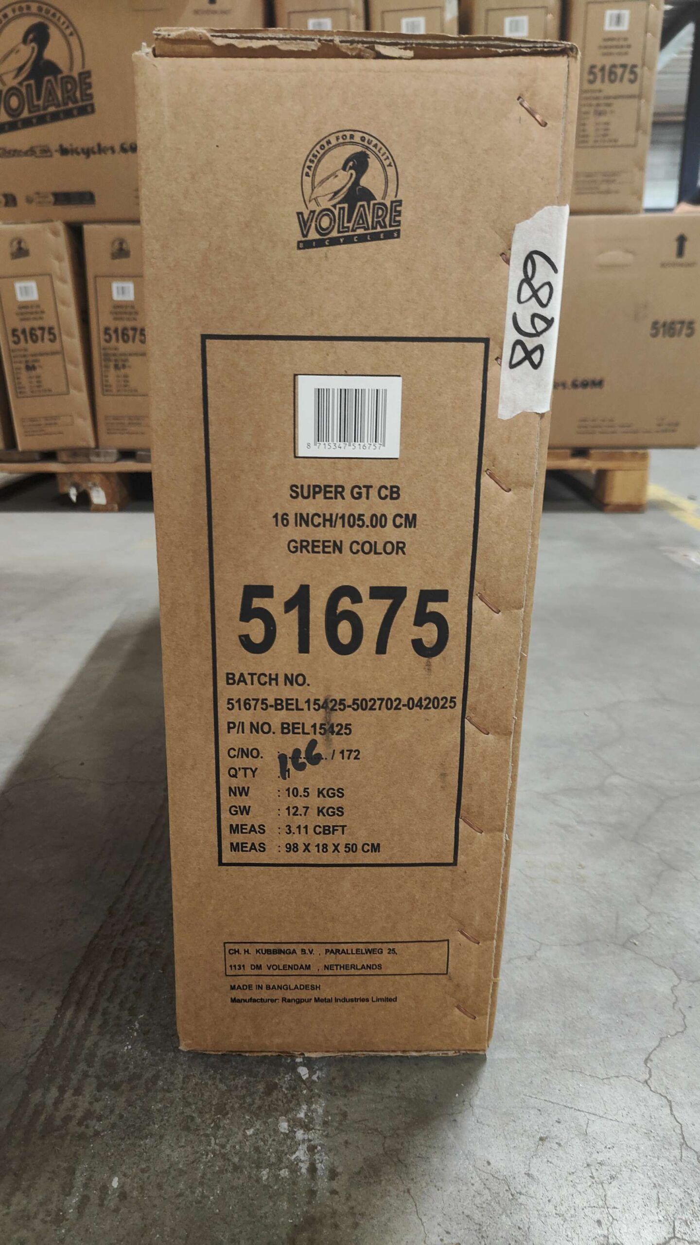 Volare Super GT Kinderfiets - Jongens - 16 inch - Groen 13 Volare Super GT Kinderfiets - Jongens - 16 inch - Groen - Afbeelding 13