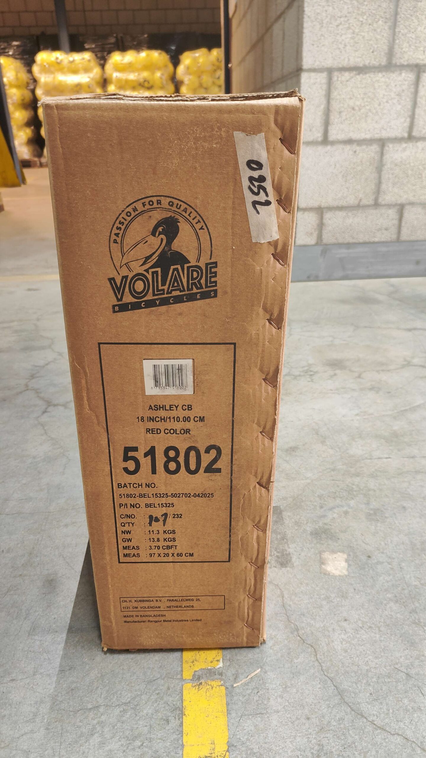 Volare Ashley Kinderfiets - Meisjes - 18 inch - Roze/Rood 11 Volare Ashley Kinderfiets - Meisjes - 18 inch - Roze/Rood - Afbeelding 11