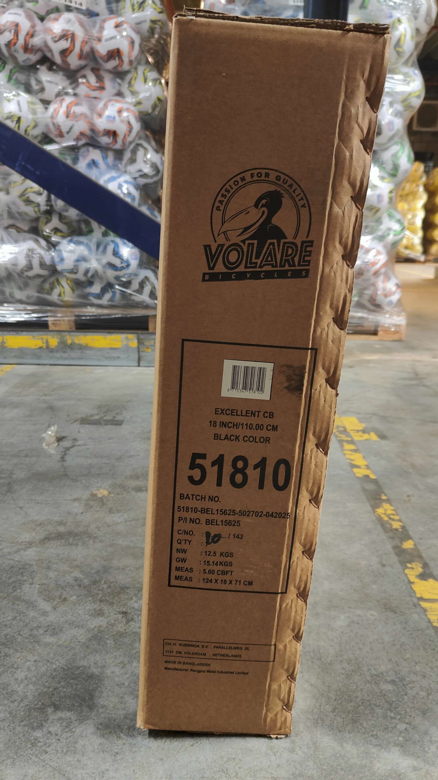 Volare Excellent Kinderfiets - Meisjes - 18 inch - Zwart - 95% afgemonteerd 11 Volare Excellent Kinderfiets - Meisjes - 18 inch - Zwart - 95% afgemonteerd - Afbeelding 11