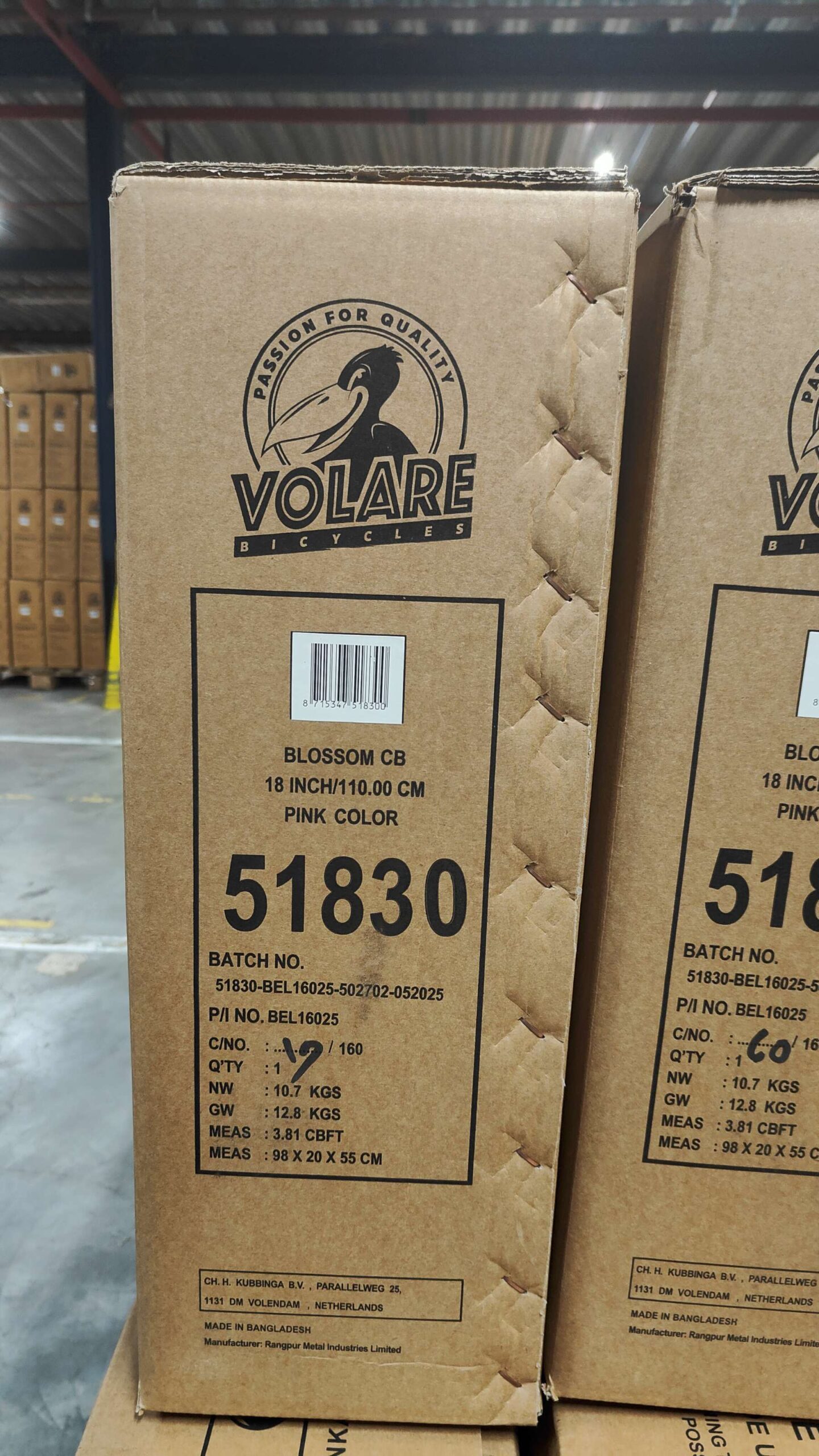 Volare Blossom Kinderfiets - Meisjes - 18 inch - Roze 11 Volare Blossom Kinderfiets - Meisjes - 18 inch - Roze - Afbeelding 11