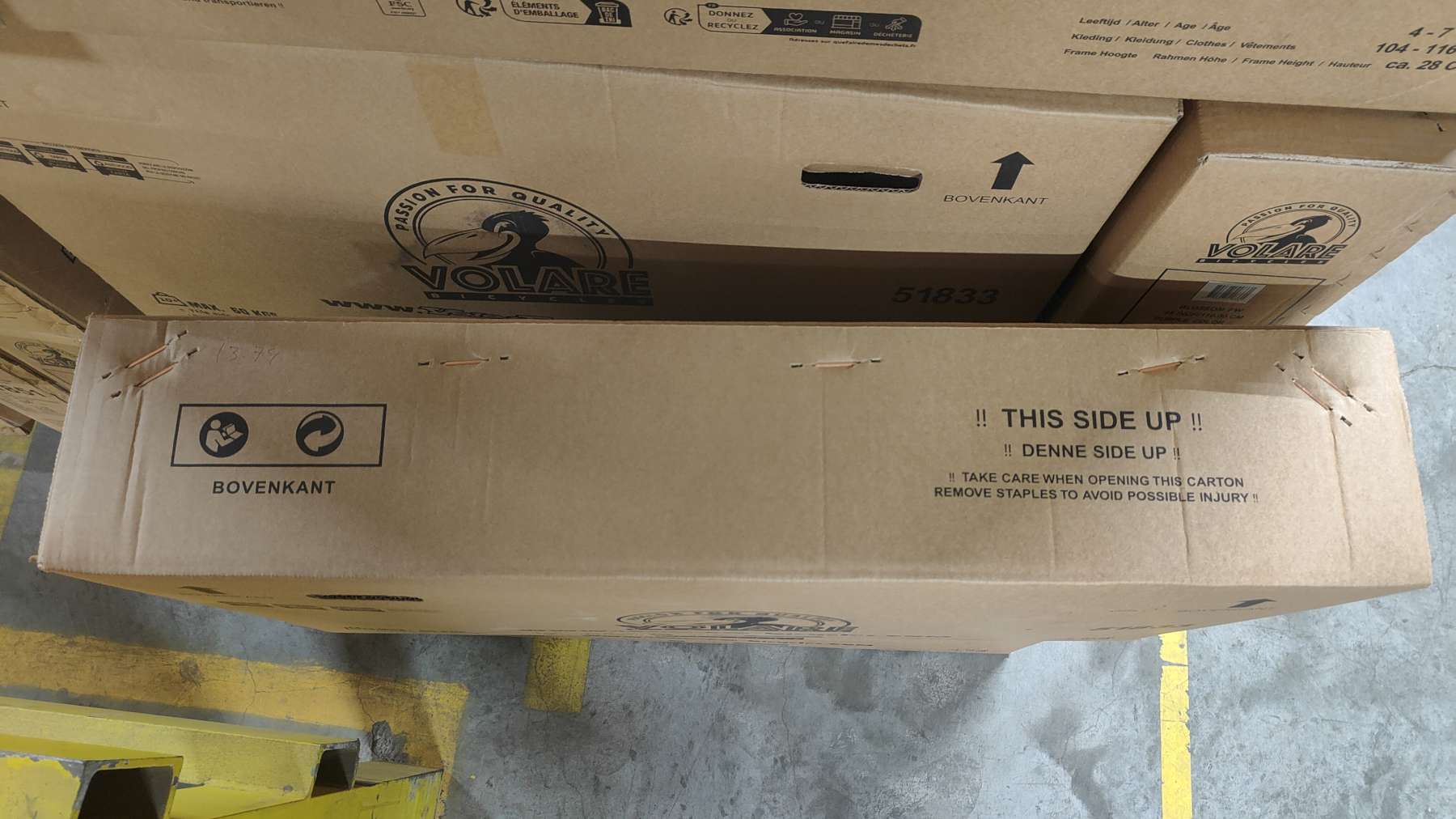 Volare Blossom Kinderfiets - Meisjes - 18 inch - Paars - Twee Handremmen 12 Volare Blossom Kinderfiets - Meisjes - 18 inch - Paars - Twee Handremmen - Afbeelding 12