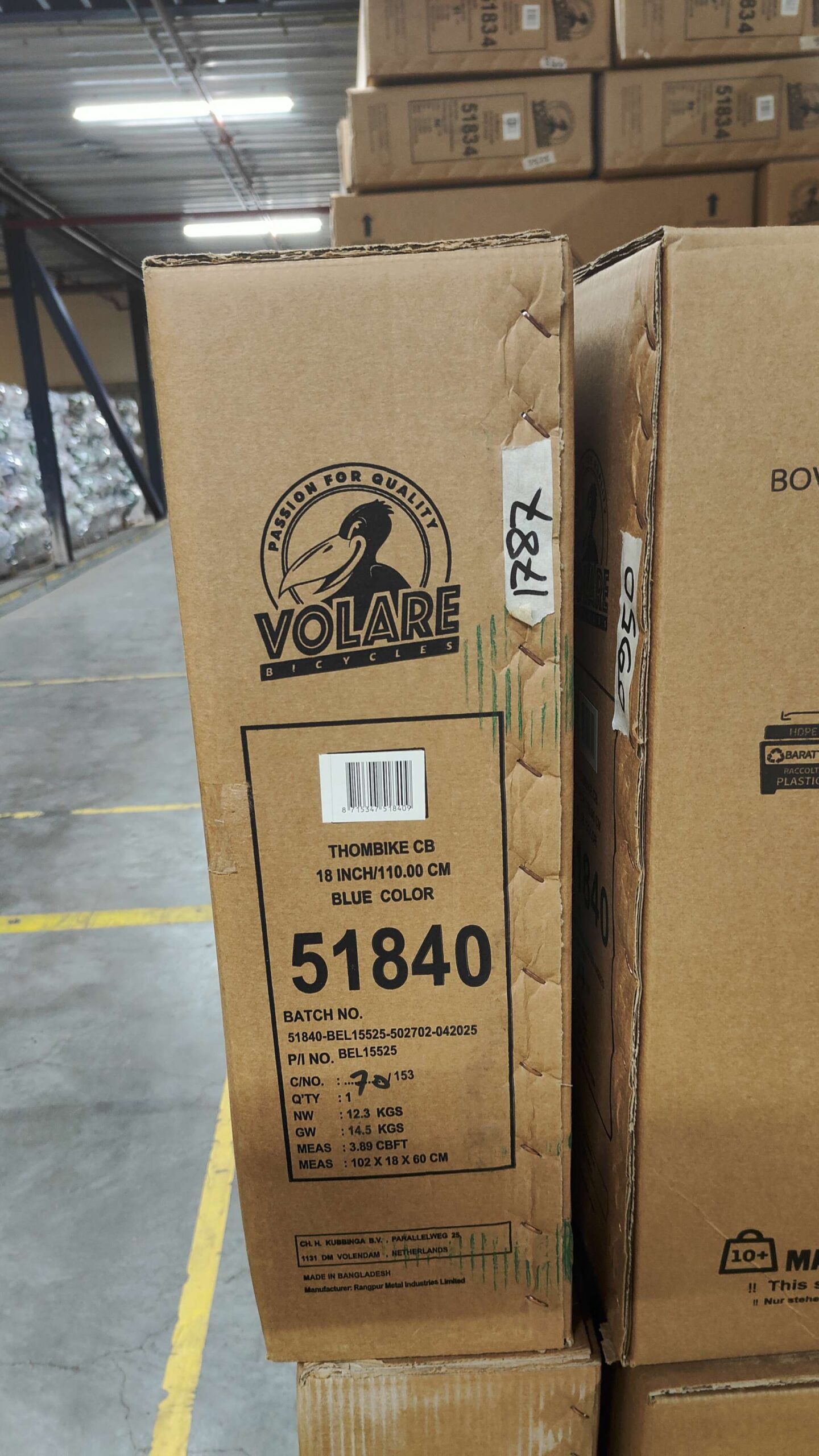 Volare Thombike Kinderfiets - Jongens - 18 inch - Zwart Blauw 11 Volare Thombike Kinderfiets - Jongens - 18 inch - Zwart Blauw - Afbeelding 11