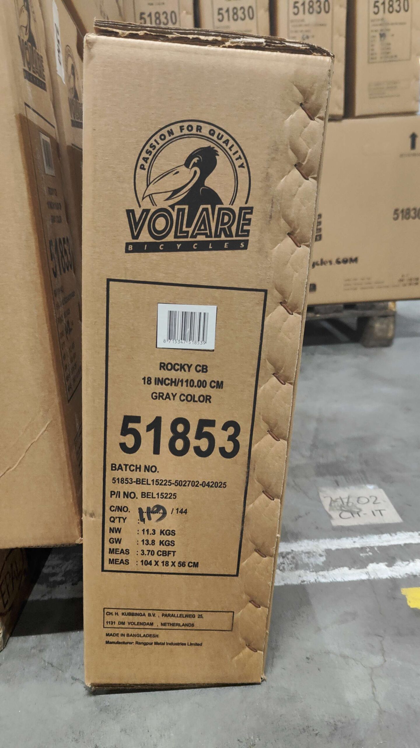 Volare Rocky Kinderfiets - Jongens - 18 inch - Grijs 11 Volare Rocky Kinderfiets - Jongens - 18 inch - Grijs - Afbeelding 11