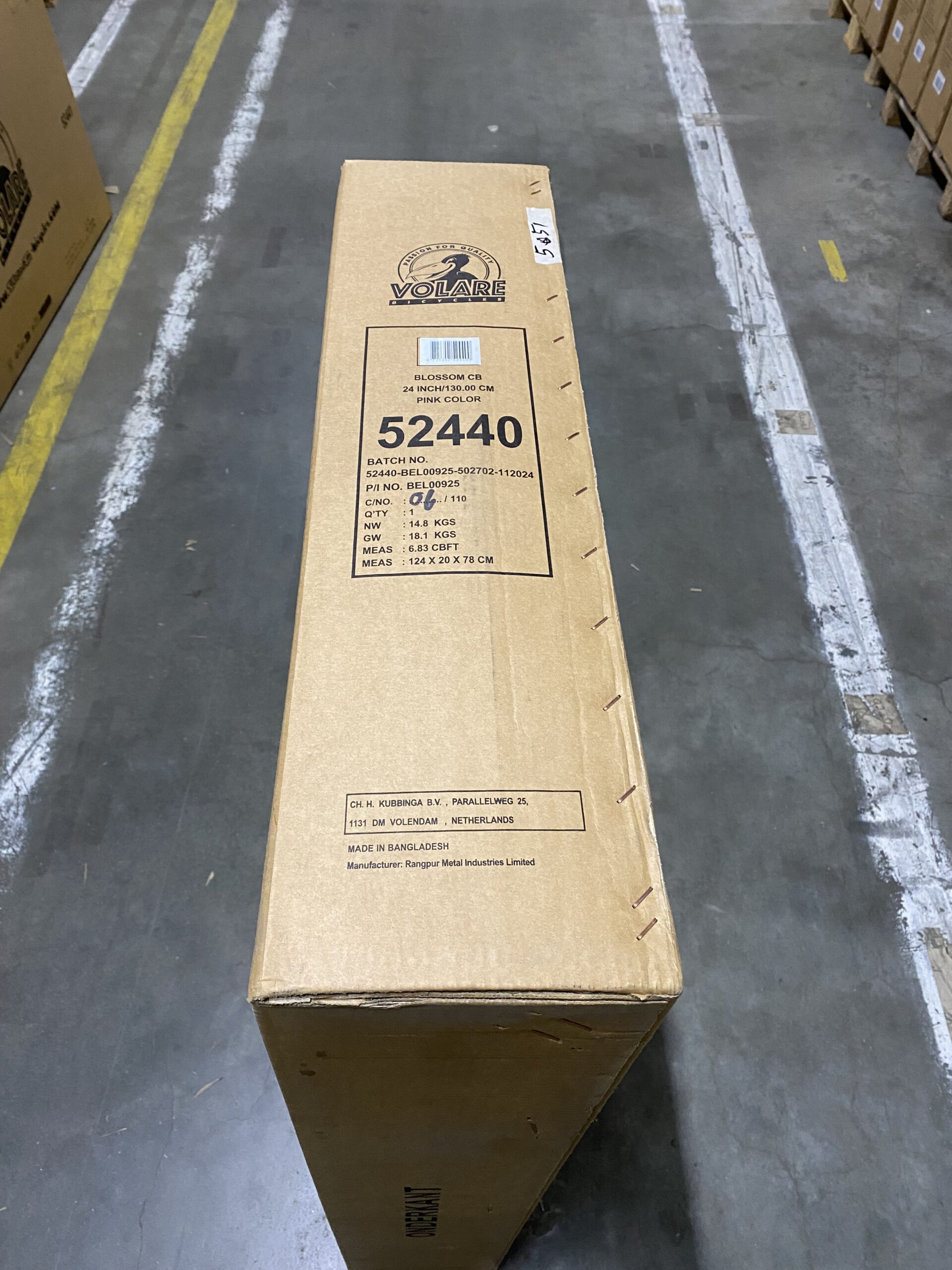 Volare Blossom Kinderfiets - Meisjes - 24 inch - Roze 12 Volare Blossom Kinderfiets - Meisjes - 24 inch - Roze - Afbeelding 12