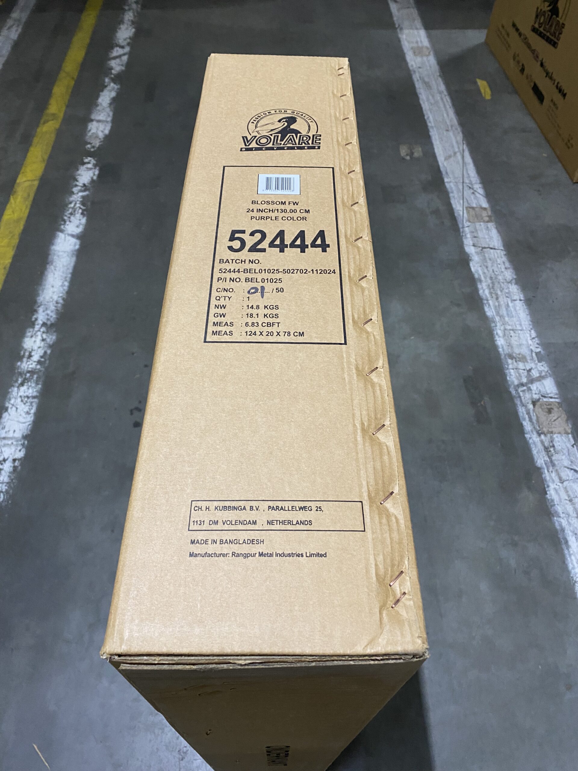 Volare Blossom Kinderfiets - Meisjes - 24 inch - Paars - Twee handremmen 12 Volare Blossom Kinderfiets - Meisjes - 24 inch - Paars - Twee handremmen - Afbeelding 12