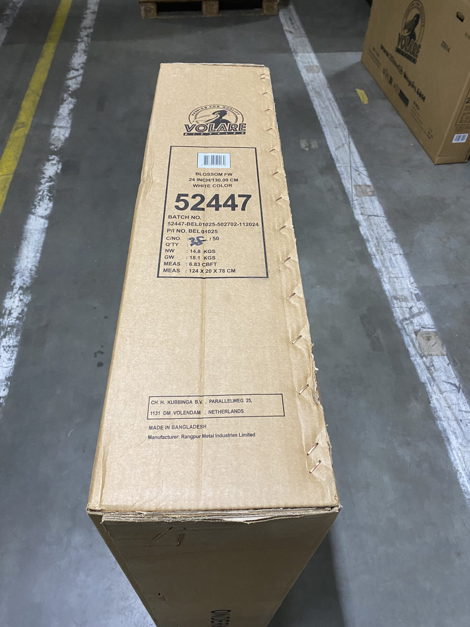 Volare Blossom Kinderfiets - Meisjes - 24 inch - Wit - Twee handremmen 12 Volare Blossom Kinderfiets - Meisjes - 24 inch - Wit - Twee handremmen - Afbeelding 12