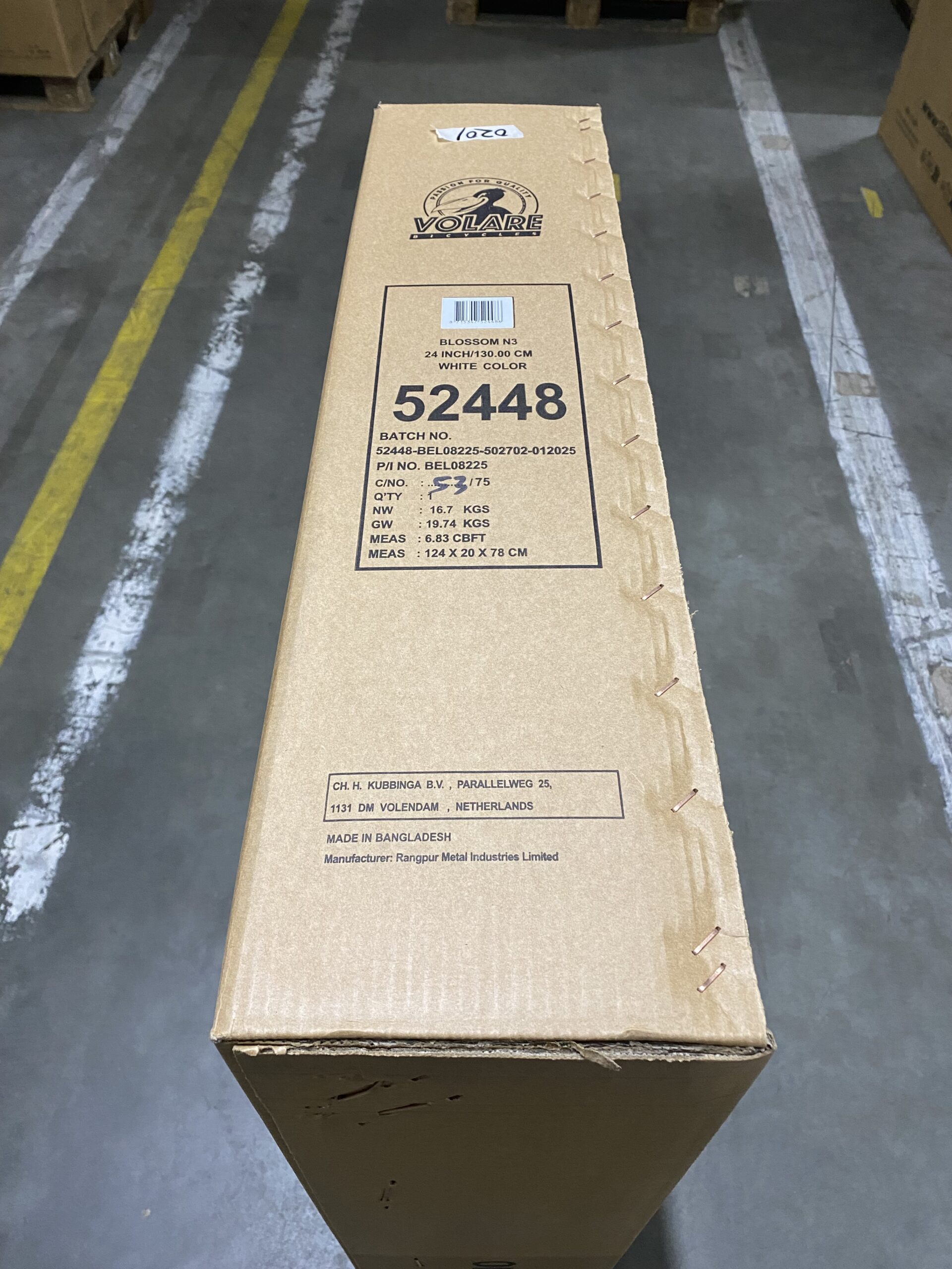 Volare Blossom Kinderfiets - Meisjes - 24 inch - Wit - 3 Versnellingen 13 Volare Blossom Kinderfiets - Meisjes - 24 inch - Wit - 3 Versnellingen - Afbeelding 13