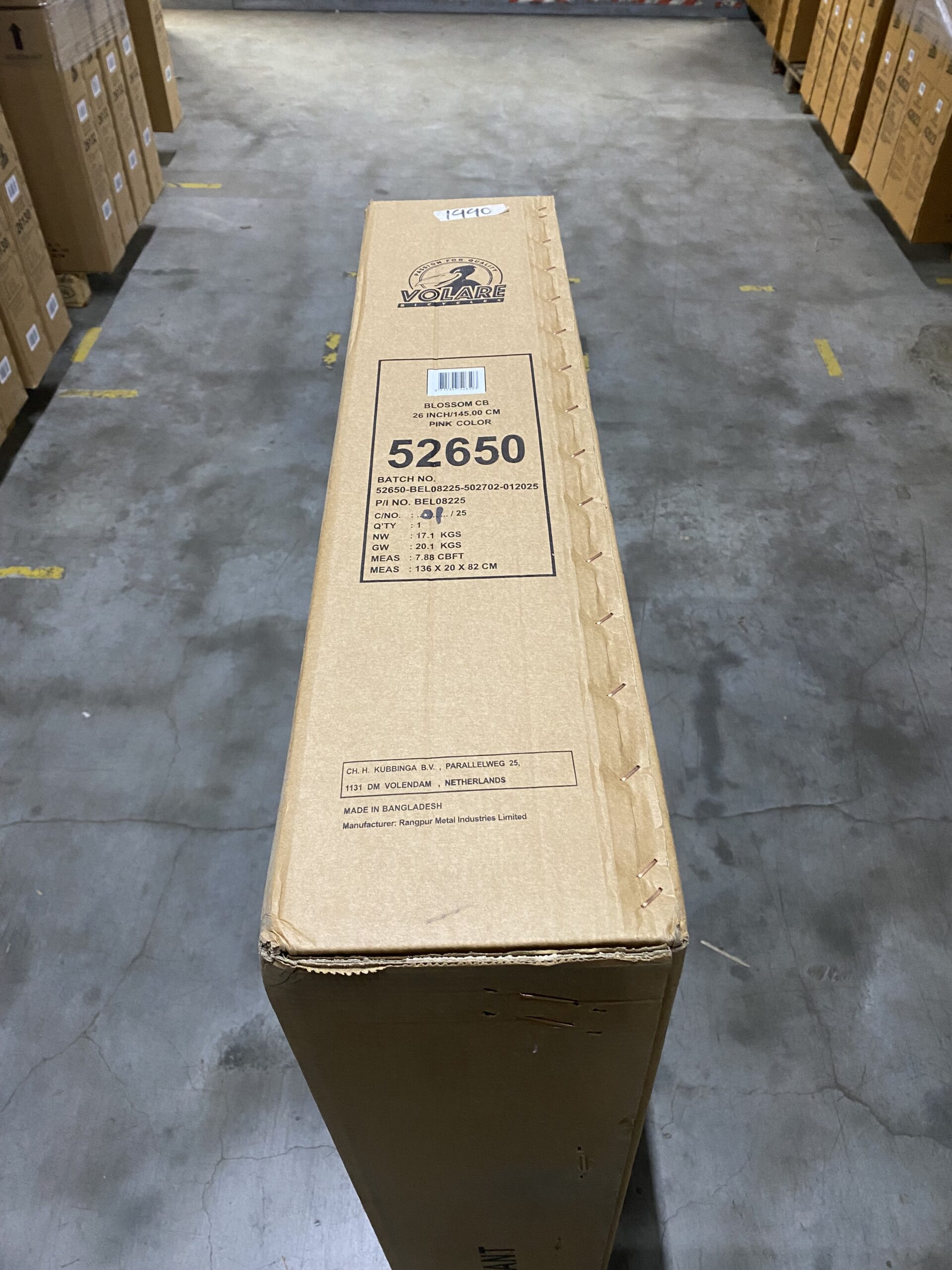 Volare Blossom Kinderfiets - Meisjes - 26 inch - Roze 12 Volare Blossom Kinderfiets - Meisjes - 26 inch - Roze - Afbeelding 12