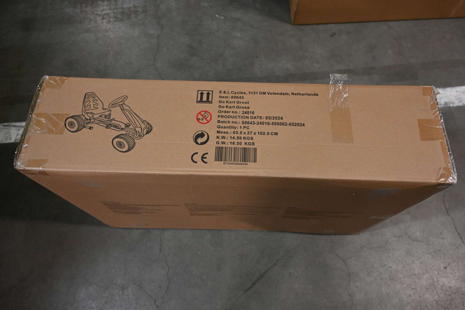 Volare Go Kart Racing Car - Jongens - Groot - Luchtbanden - Zwart 13 Volare Go Kart Racing Car - Jongens - Groot - Luchtbanden - Zwart - Afbeelding 13