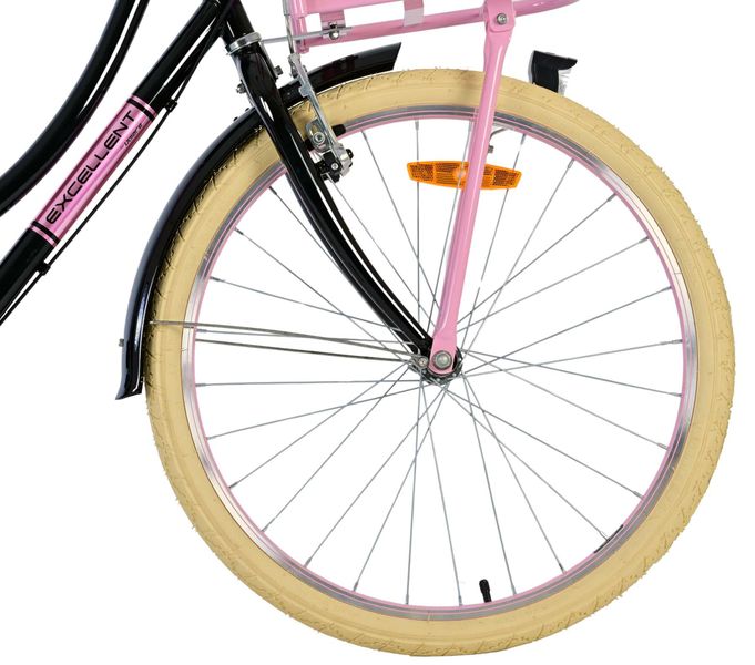 Volare Excellent Kinderfiets - Meisjes - 24 inch - Zwart - 3 Versnellingen 3 Volare Excellent Kinderfiets - Meisjes - 24 inch - Zwart - 3 Versnellingen - Afbeelding 3