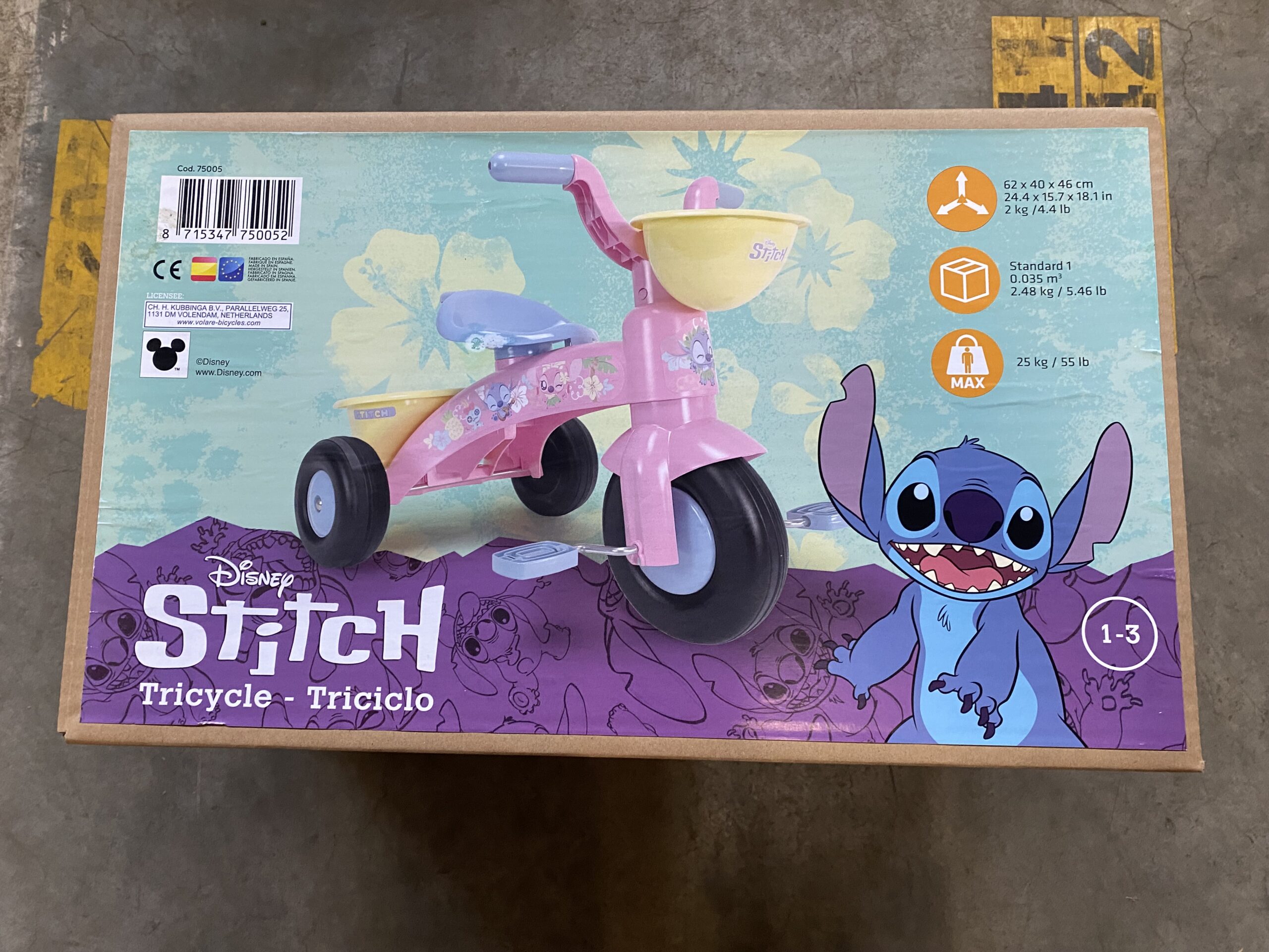 Driewieler Disney Stitch - Meisjes - Roze 8 Driewieler Disney Stitch - Meisjes - Roze - Afbeelding 8