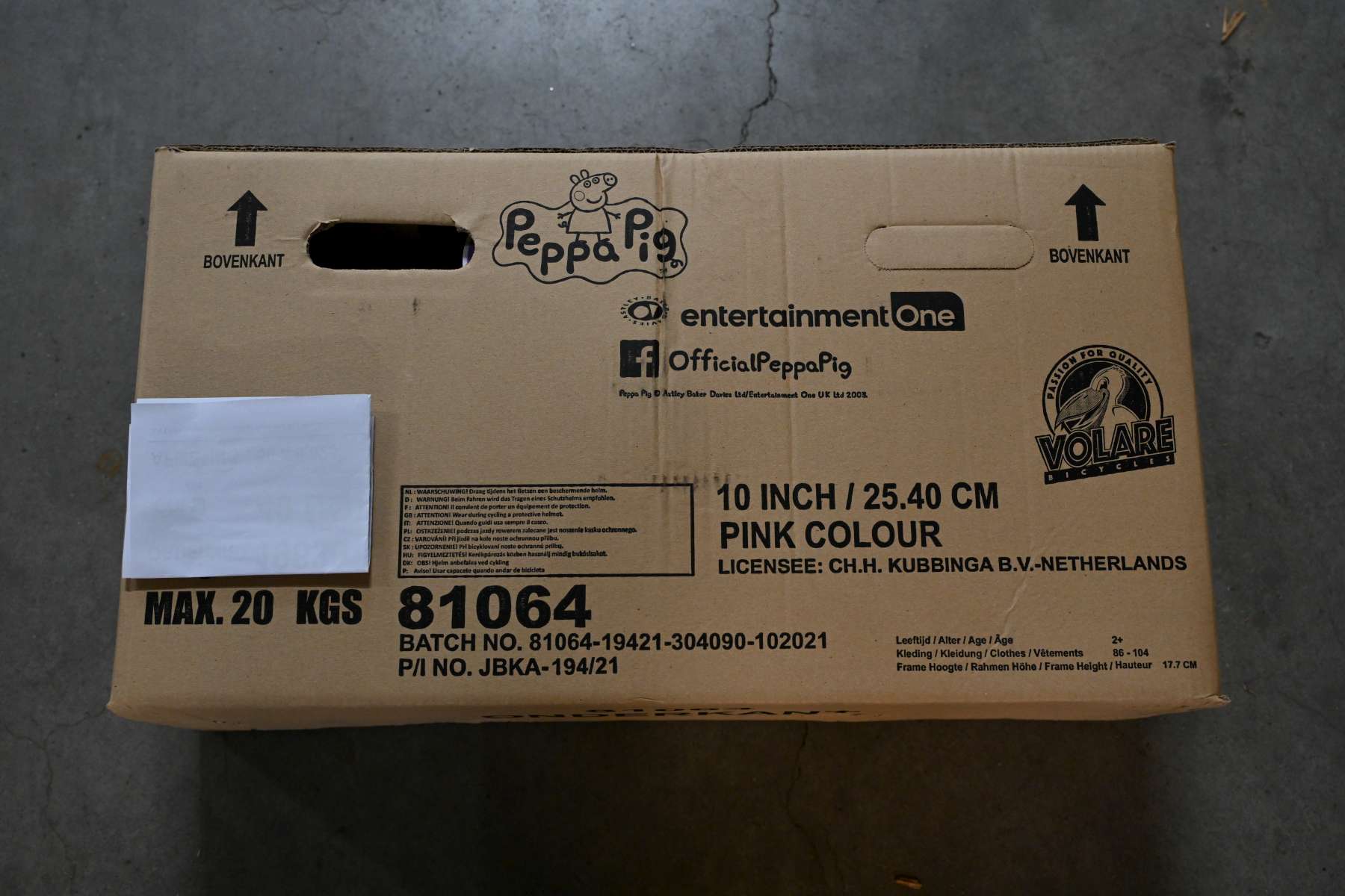 Peppa Pig Kinderfiets - Meisjes - 10 inch - Roze/Blauw - Doortrapper 15 Peppa Pig Kinderfiets - Meisjes - 10 inch - Roze/Blauw - Doortrapper - Afbeelding 15