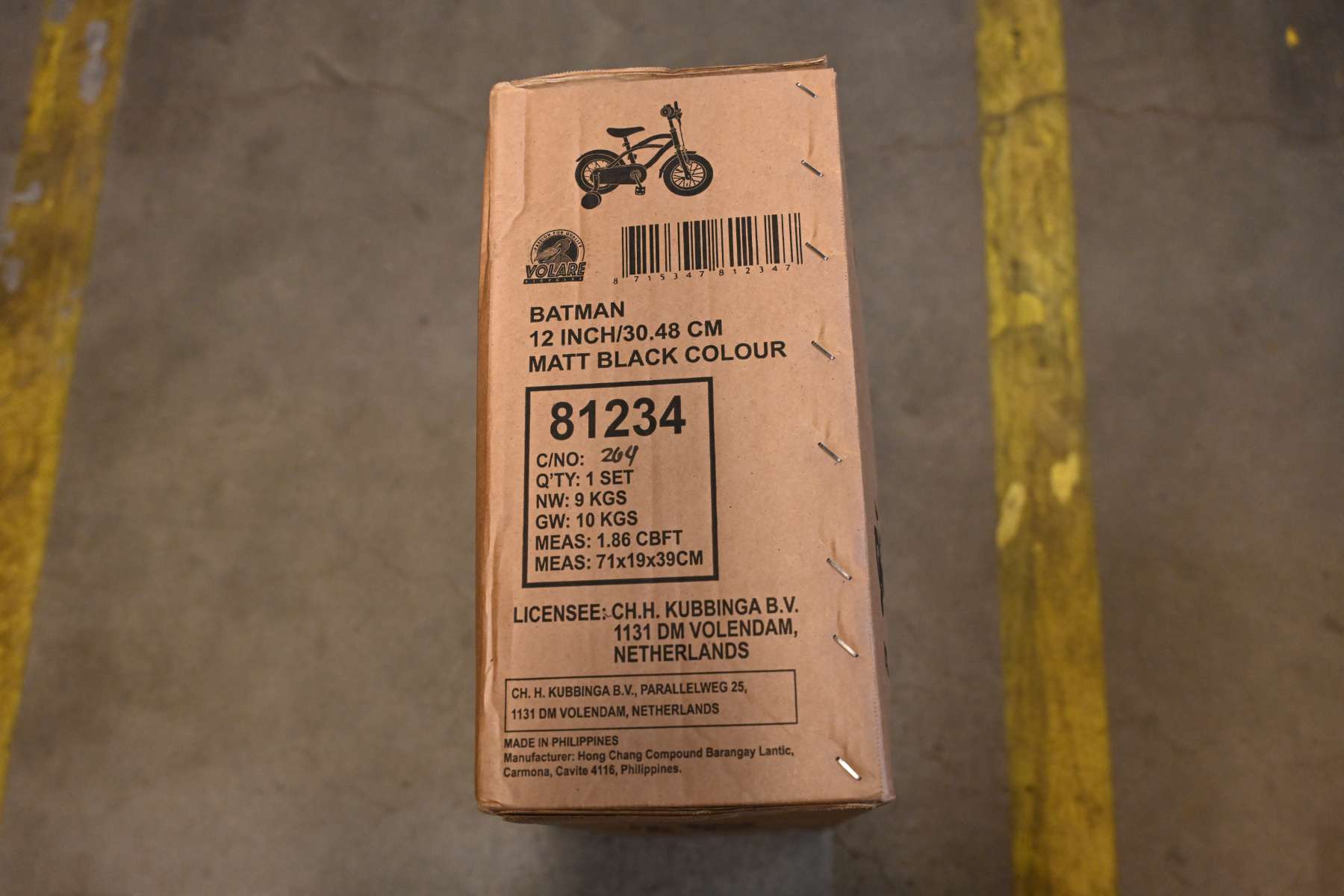 Batman Kinderfiets - Jongens - 12 inch - Zwart 16 Batman Kinderfiets - Jongens - 12 inch - Zwart - Afbeelding 16