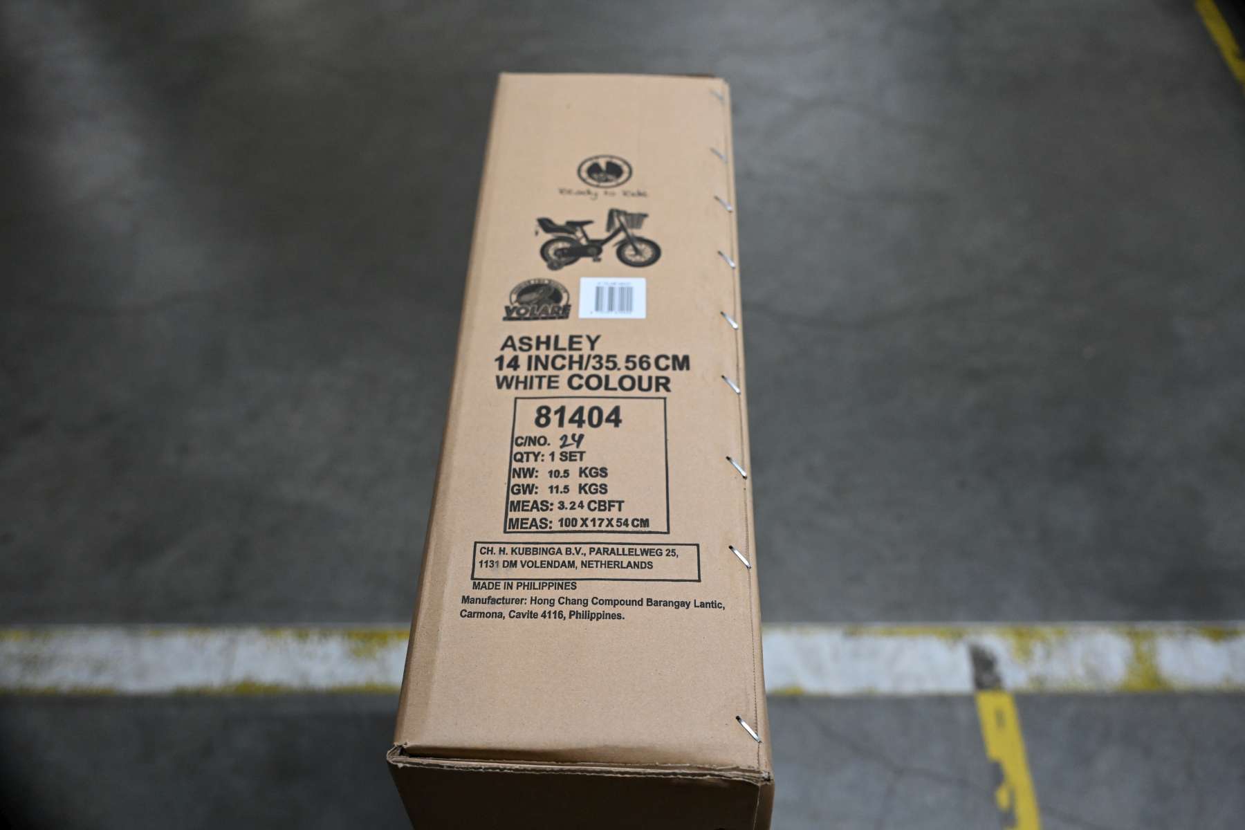 Volare Ashley Kinderfiets - Meisjes - 14 inch - Wit - 95% afgemonteerd 16 Volare Ashley Kinderfiets - Meisjes - 14 inch - Wit - 95% afgemonteerd - Afbeelding 16