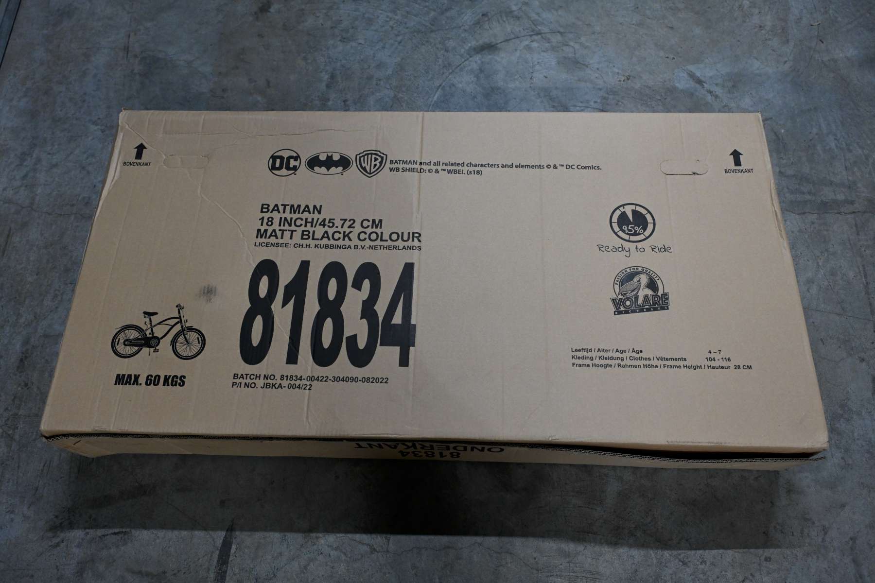 Batman Kinderfiets - Jongens - 18 inch - Zwart 15 Batman Kinderfiets - Jongens - 18 inch - Zwart - Afbeelding 15