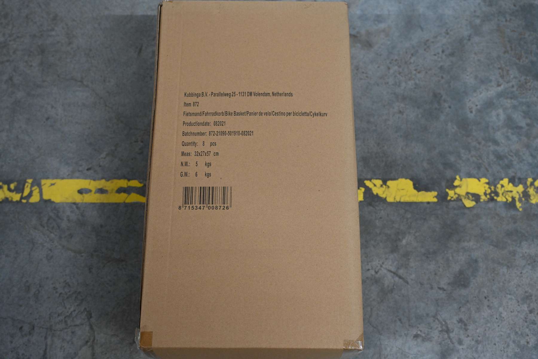 Volare Gevlochten Rieten Fietsmand - Klein - Zwart 6 Volare Gevlochten Rieten Fietsmand - Klein - Zwart - Afbeelding 6