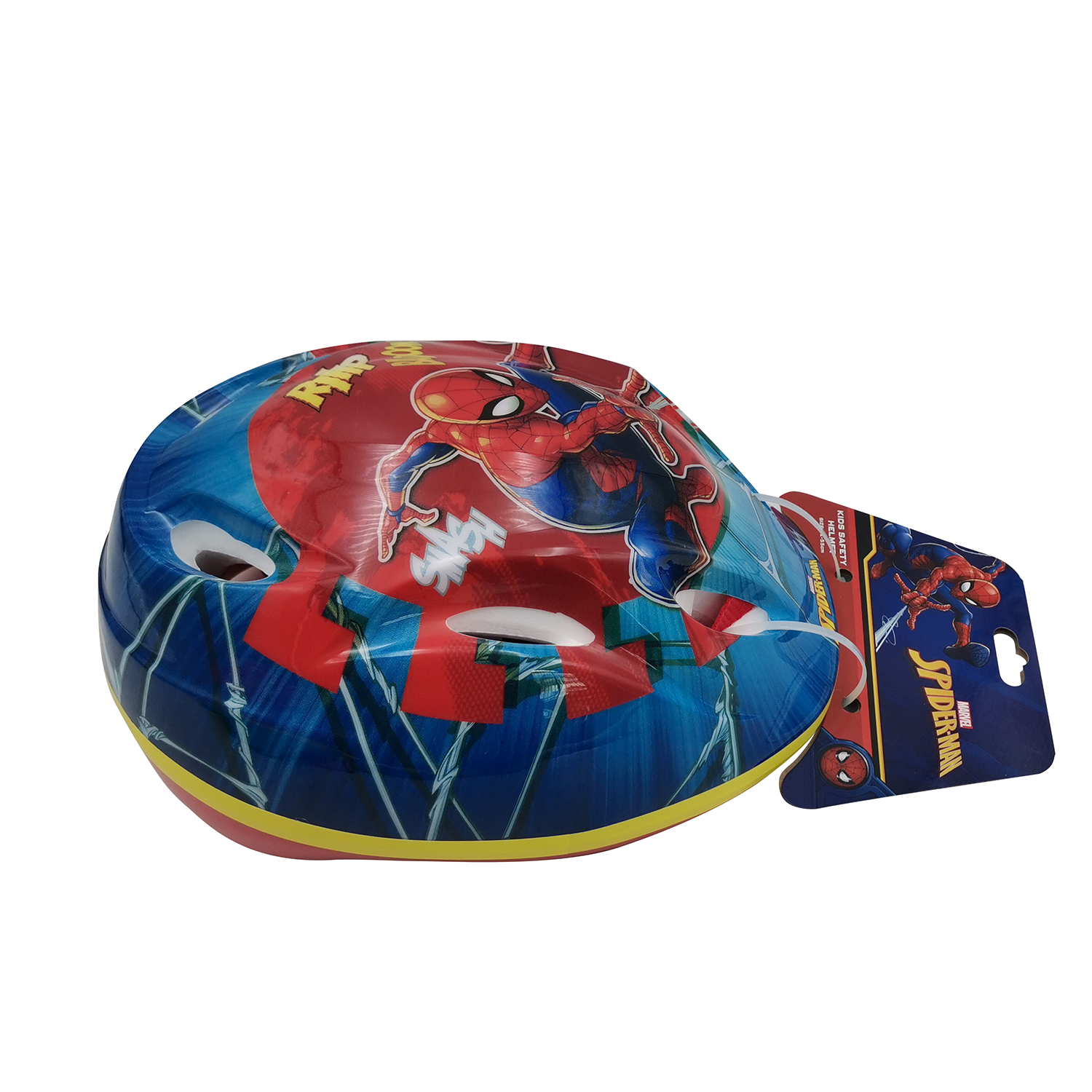 Marvel Spiderman Fietshelm - Blauw Rood - 51 - 55 cm 7 Marvel Spiderman Fietshelm - Blauw Rood - 51 - 55 cm - Afbeelding 7