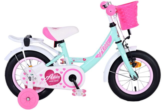 Volare Ashley Kinderfiets - Meisjes - 12 inch - Groen 1 Volare Ashley Kinderfiets - Meisjes - 12 inch - Groen