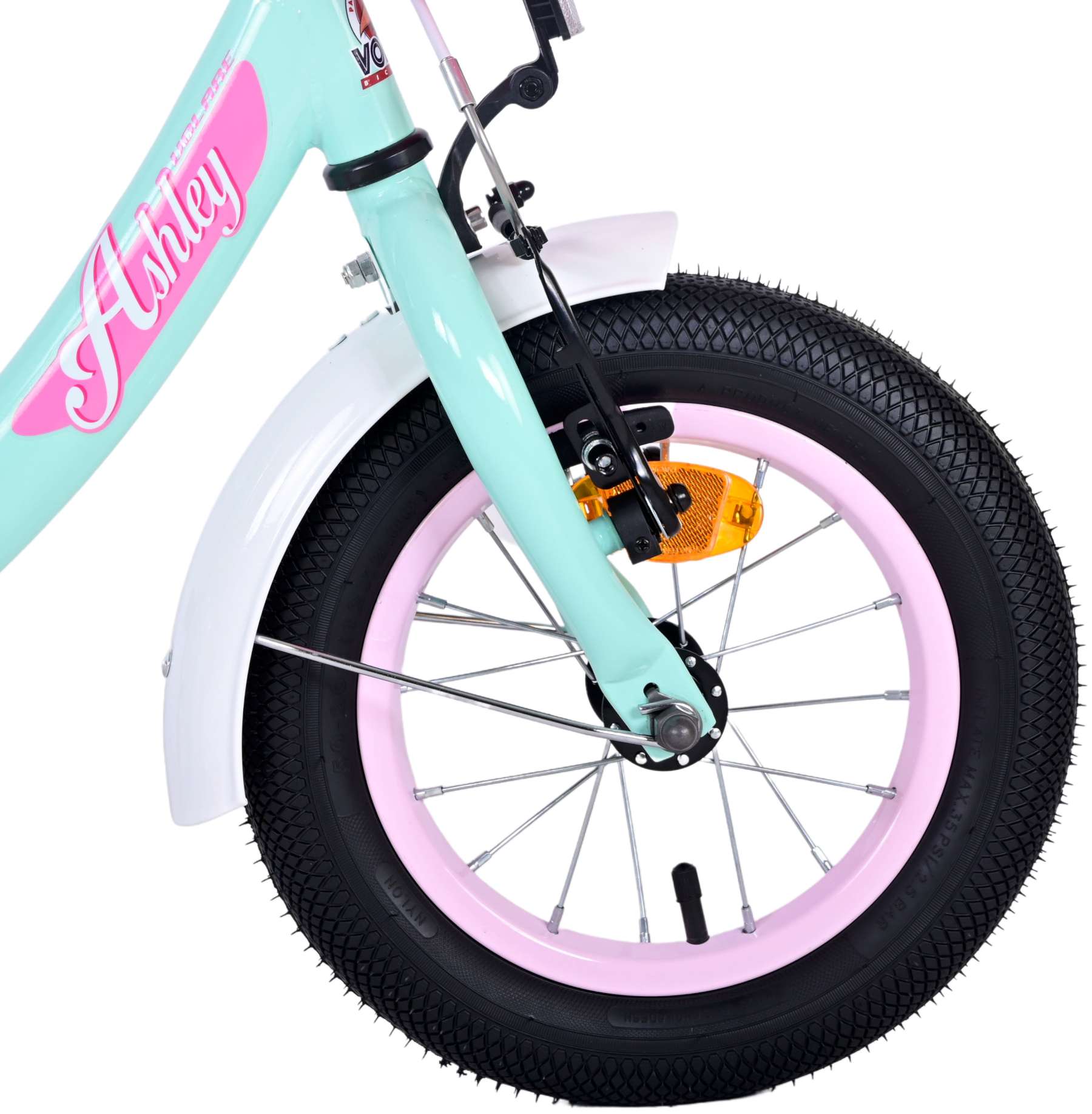 Volare Ashley Kinderfiets - Meisjes - 12 inch - Groen 4 Volare Ashley Kinderfiets - Meisjes - 12 inch - Groen - Afbeelding 4
