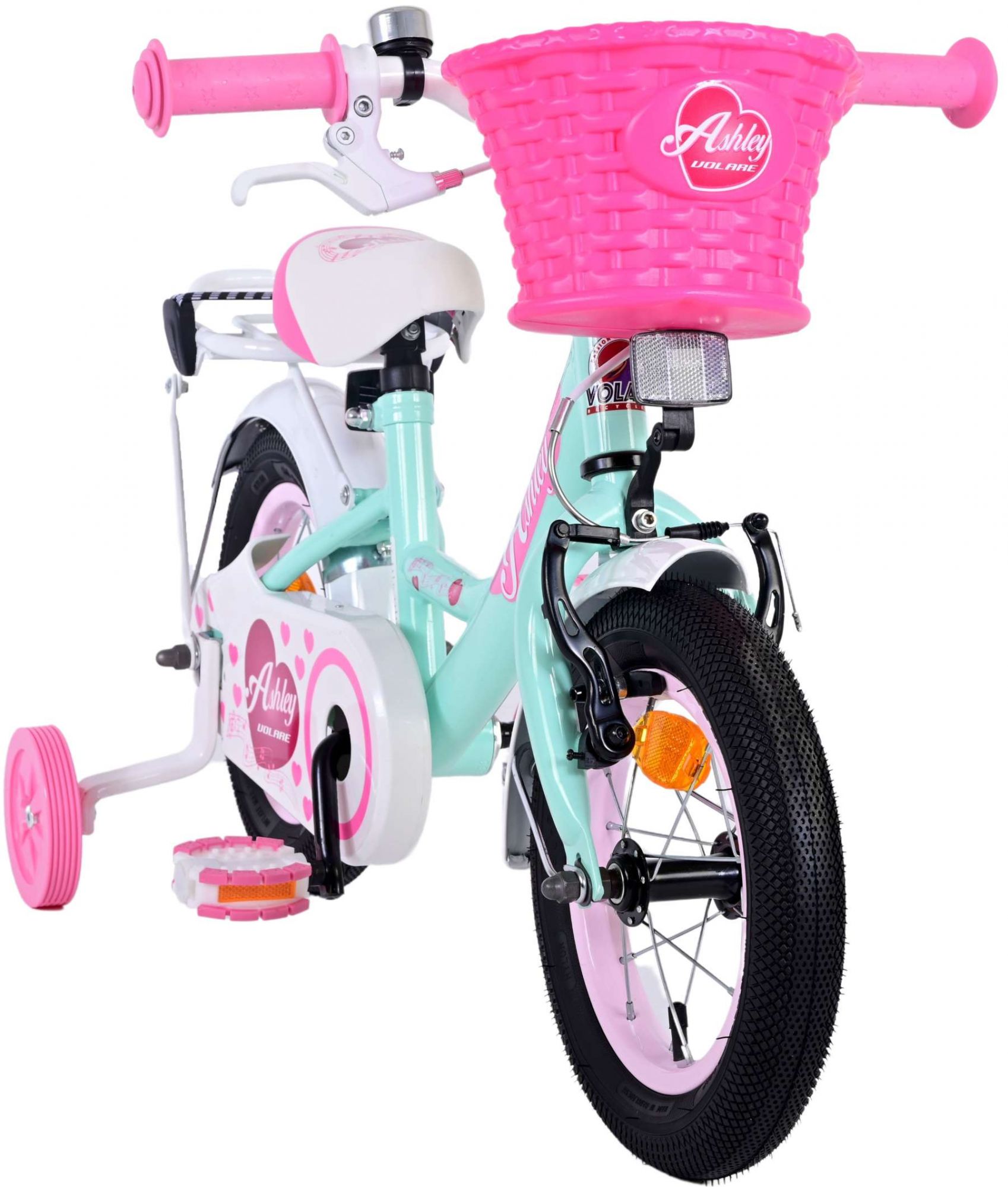 Volare Ashley Kinderfiets - Meisjes - 12 inch - Groen 6 Volare Ashley Kinderfiets - Meisjes - 12 inch - Groen - Afbeelding 6
