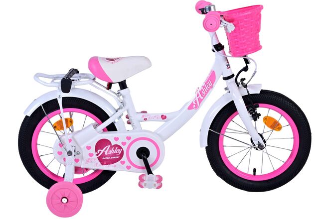 Volare Ashley Kinderfiets - Meisjes - 14 inch - Wit 1 Volare Ashley Kinderfiets - Meisjes - 14 inch - Wit