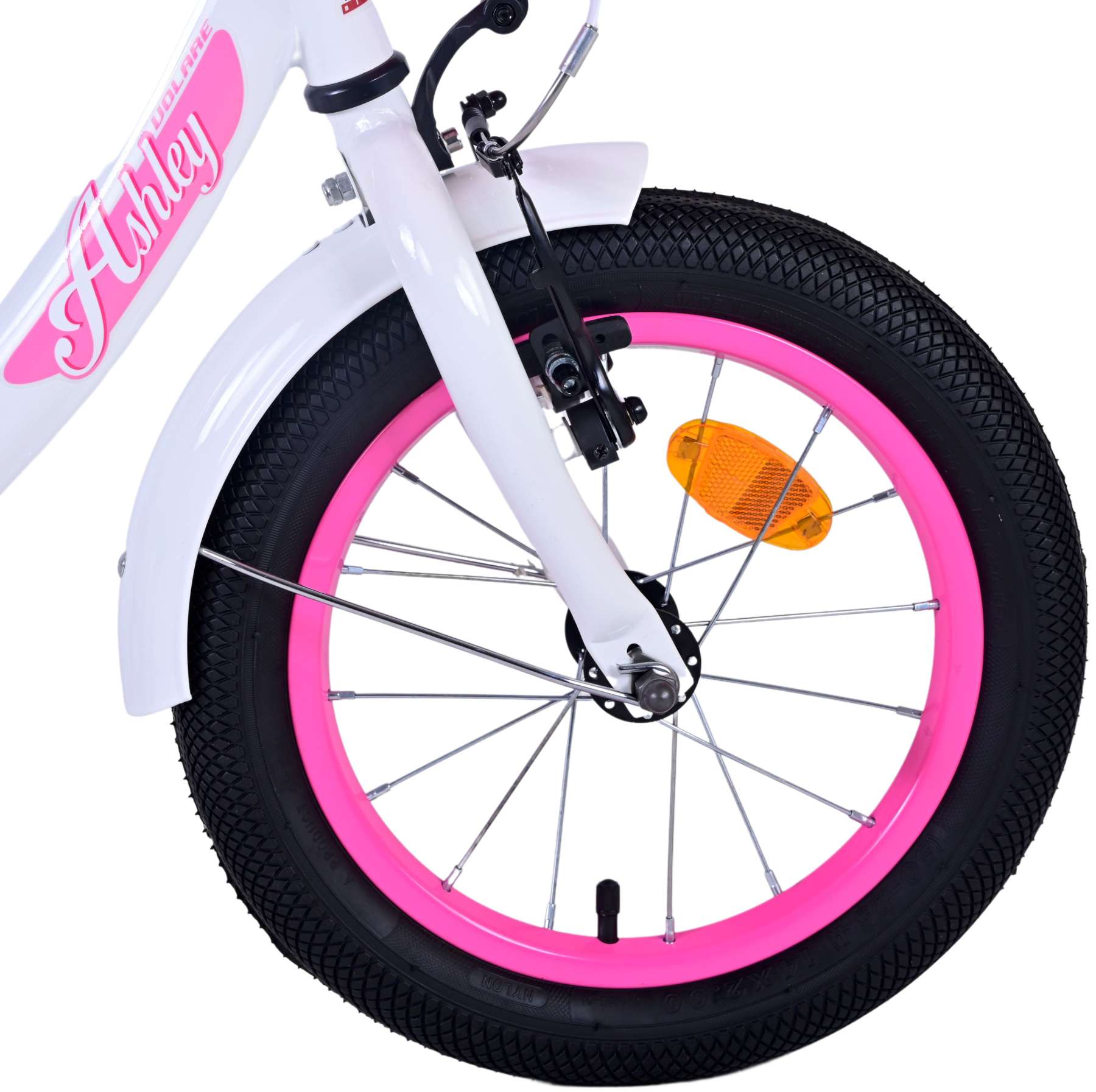 Volare Ashley Kinderfiets - Meisjes - 14 inch - Roze 4 Volare Ashley Kinderfiets - Meisjes - 14 inch - Roze - Afbeelding 4