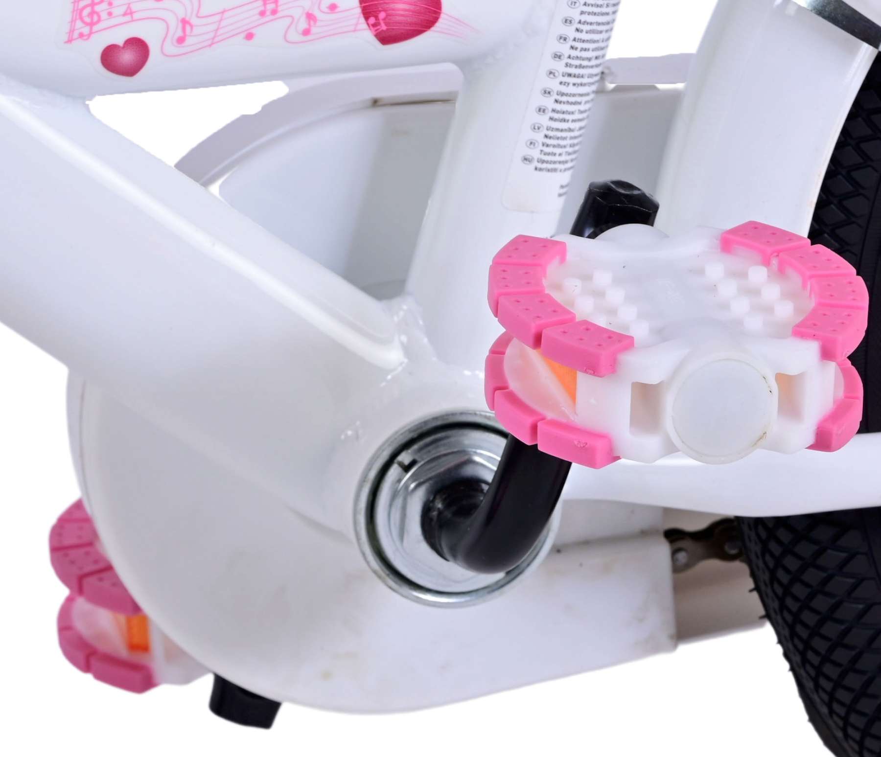 Volare Ashley Kinderfiets - Meisjes - 14 inch - Roze 10 Volare Ashley Kinderfiets - Meisjes - 14 inch - Roze - Afbeelding 10