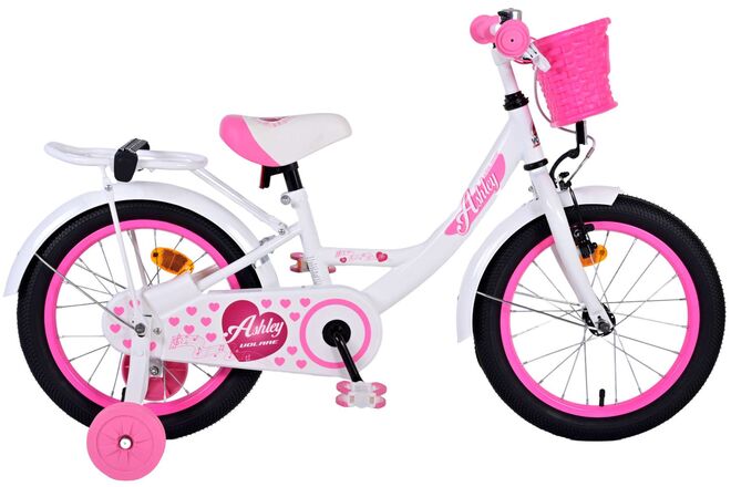 Volare Ashley Kinderfiets - Meisjes - 16 inch - Wit 1 Volare Ashley Kinderfiets - Meisjes - 16 inch - Wit