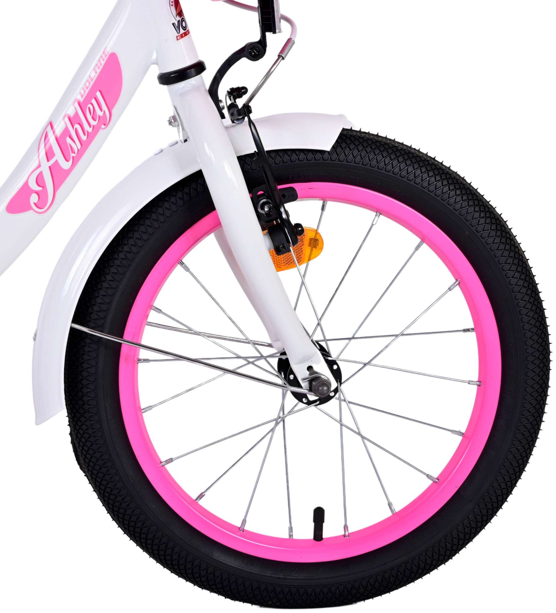 Volare Ashley Kinderfiets - Meisjes - 16 inch - Wit 4 Volare Ashley Kinderfiets - Meisjes - 16 inch - Wit - Afbeelding 4
