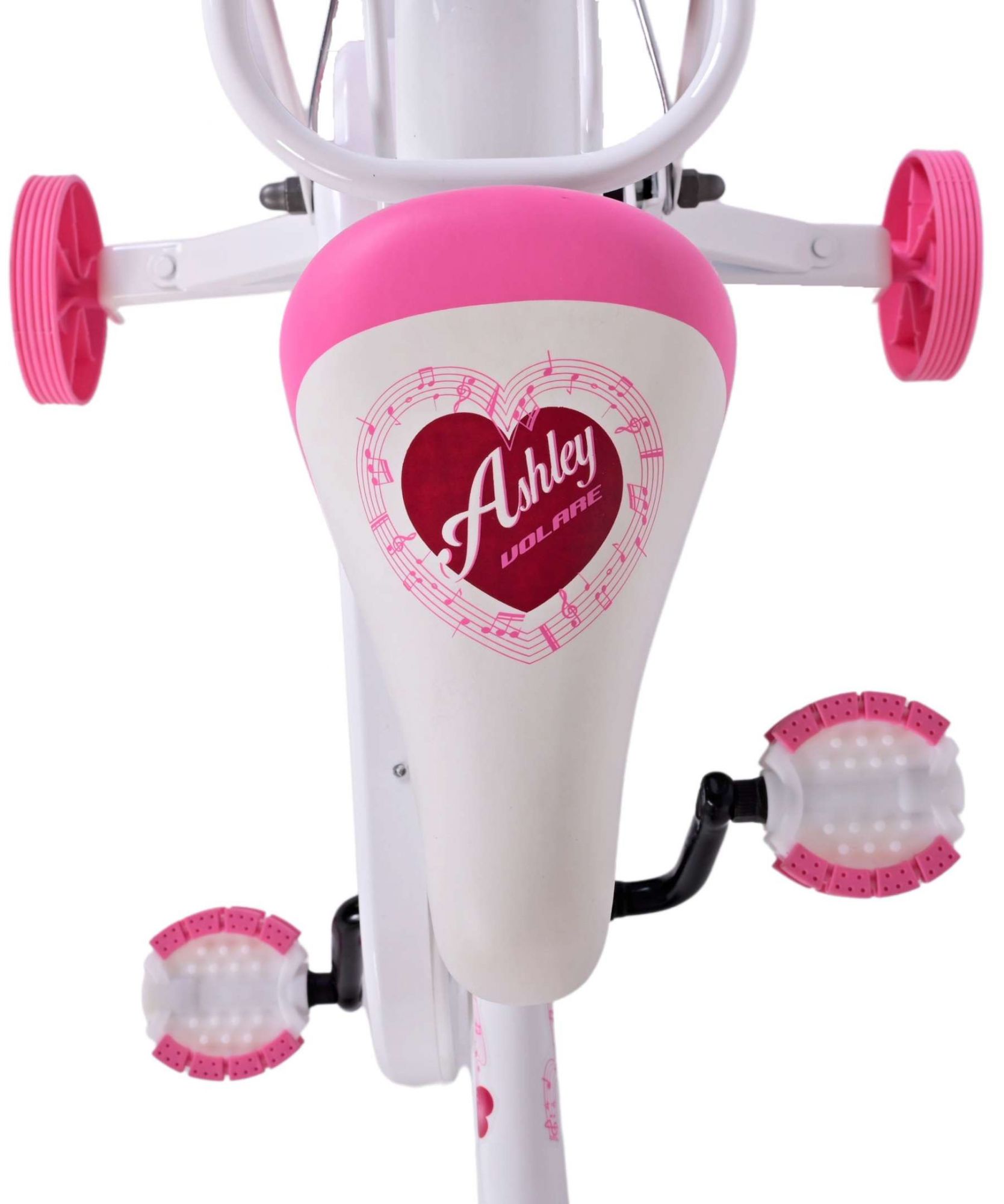 Volare Ashley Kinderfiets - Meisjes - 16 inch - Wit 5 Volare Ashley Kinderfiets - Meisjes - 16 inch - Wit - Afbeelding 5
