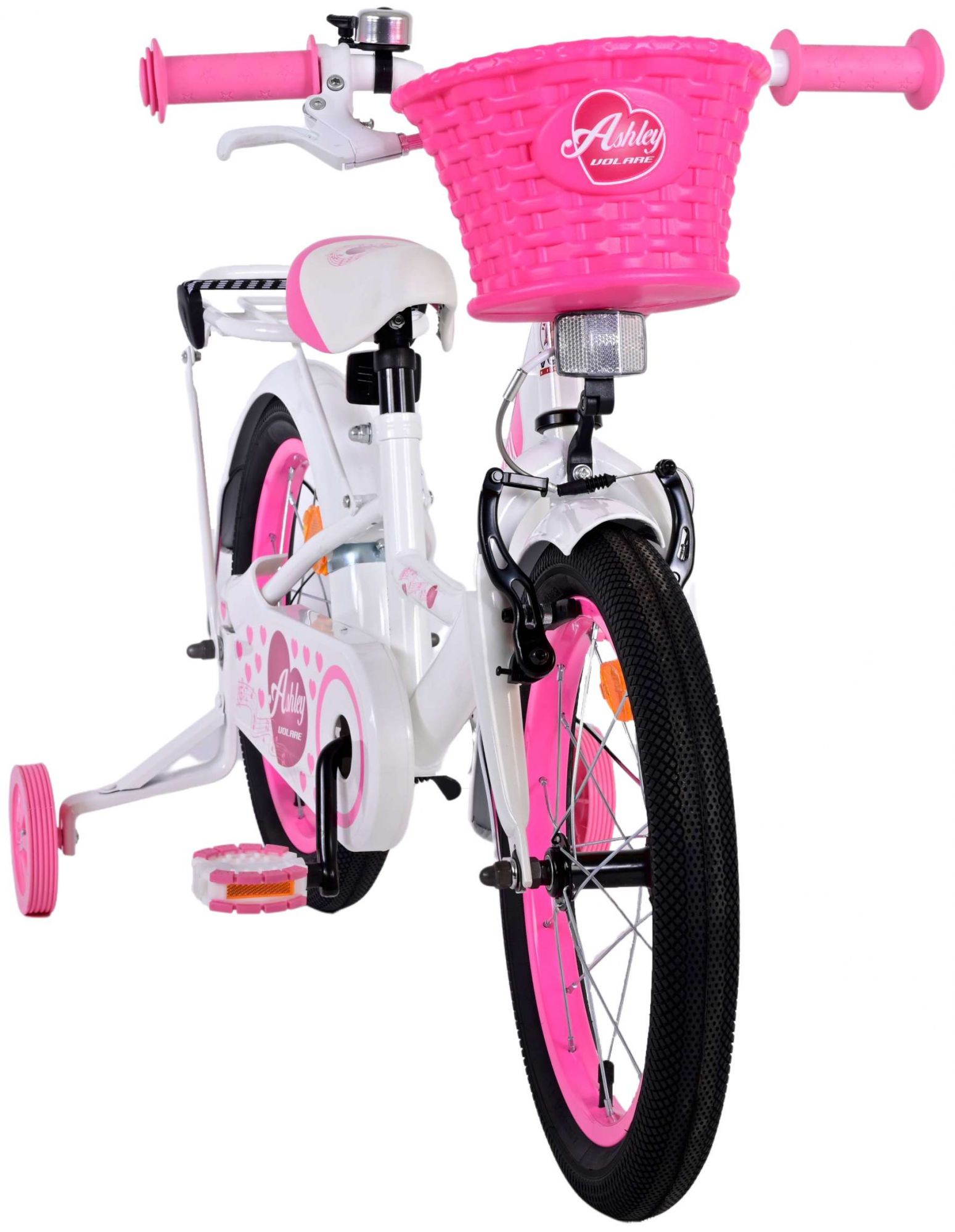 Volare Ashley Kinderfiets - Meisjes - 16 inch - Wit 6 Volare Ashley Kinderfiets - Meisjes - 16 inch - Wit - Afbeelding 6