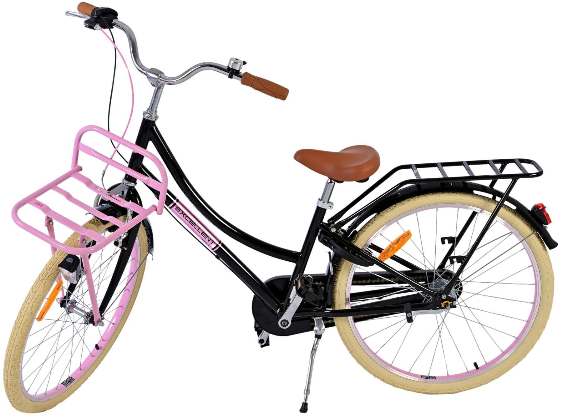 Volare Excellent Kinderfiets - Meisjes - 24 inch - Zwart - 3 Versnellingen 9 Volare Excellent Kinderfiets - Meisjes - 24 inch - Zwart - 3 Versnellingen - Afbeelding 9