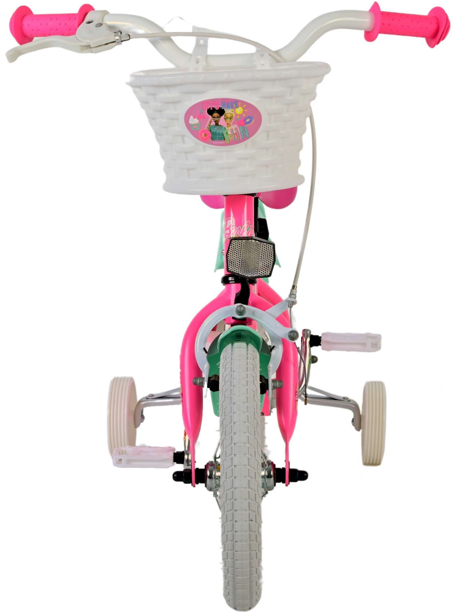 Barbie Kinderfiets - Meisjes - 12 inch - Roze 4 Barbie Kinderfiets - Meisjes - 12 inch - Roze - Afbeelding 4