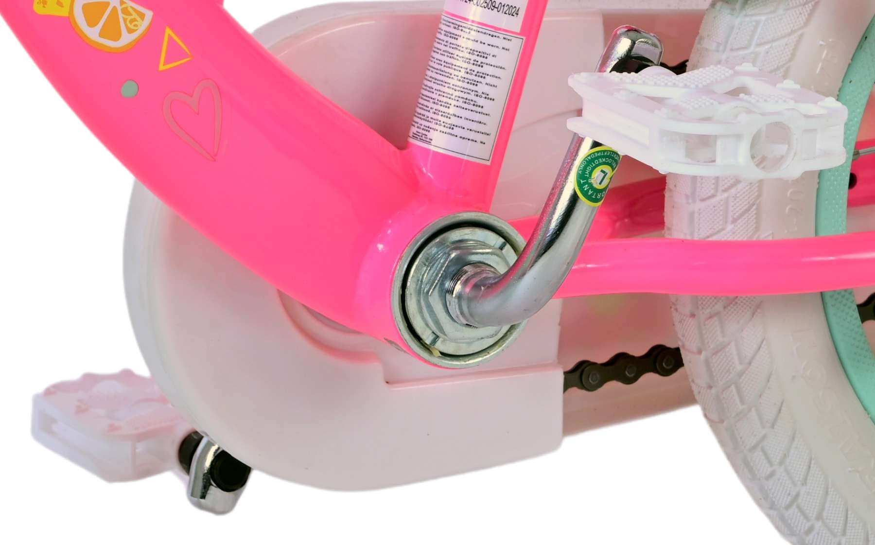 Barbie Kinderfiets - Meisjes - 12 inch - Roze 10 Barbie Kinderfiets - Meisjes - 12 inch - Roze - Afbeelding 10