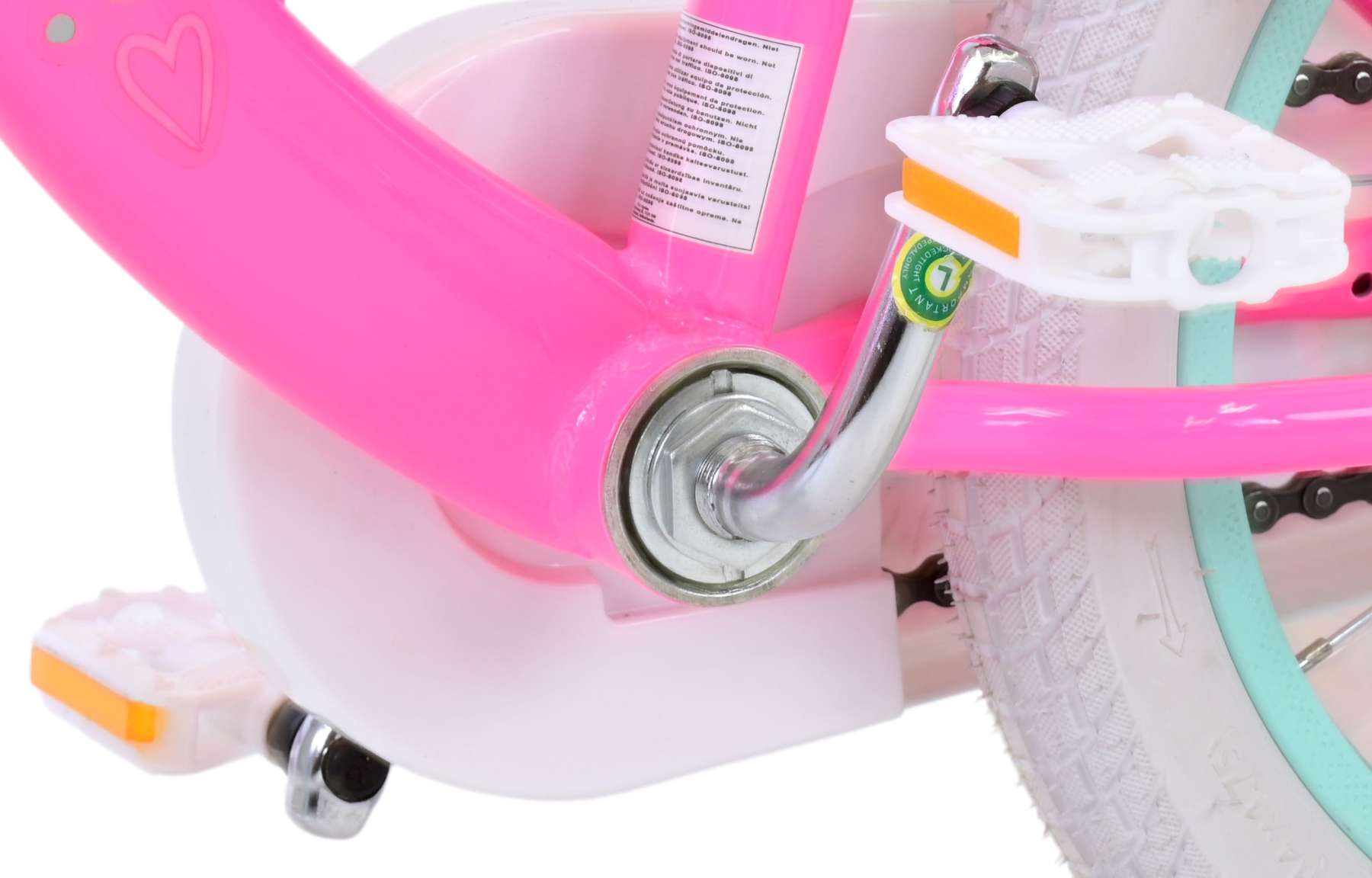 Barbie Kinderfiets - Meisjes - 14 inch - Roze 10 Barbie Kinderfiets - Meisjes - 14 inch - Roze - Afbeelding 10