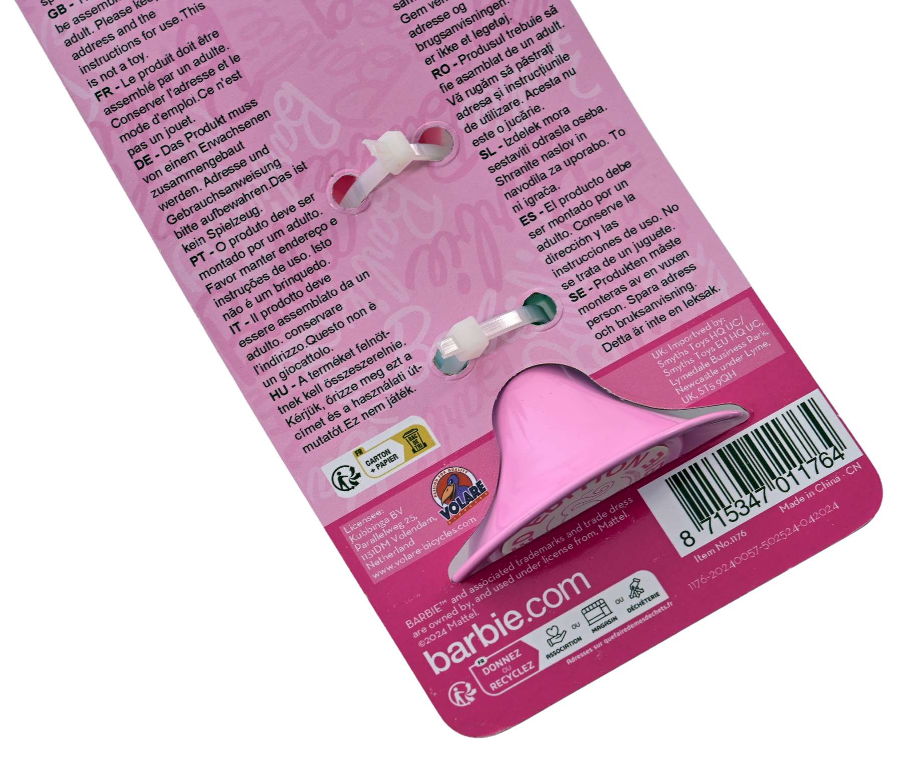 Barbie toeter - Meisjes - Roze 4 Barbie toeter - Meisjes - Roze - Afbeelding 4