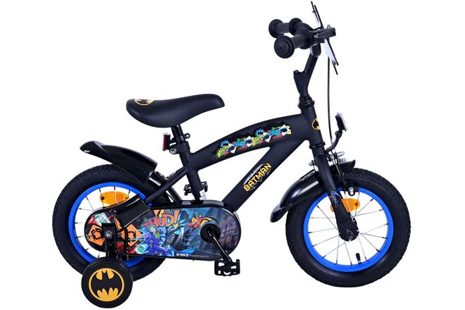Batman Kinderfiets - Jongens - 12 inch - Zwart 1 Batman Kinderfiets - Jongens - 12 inch - Zwart