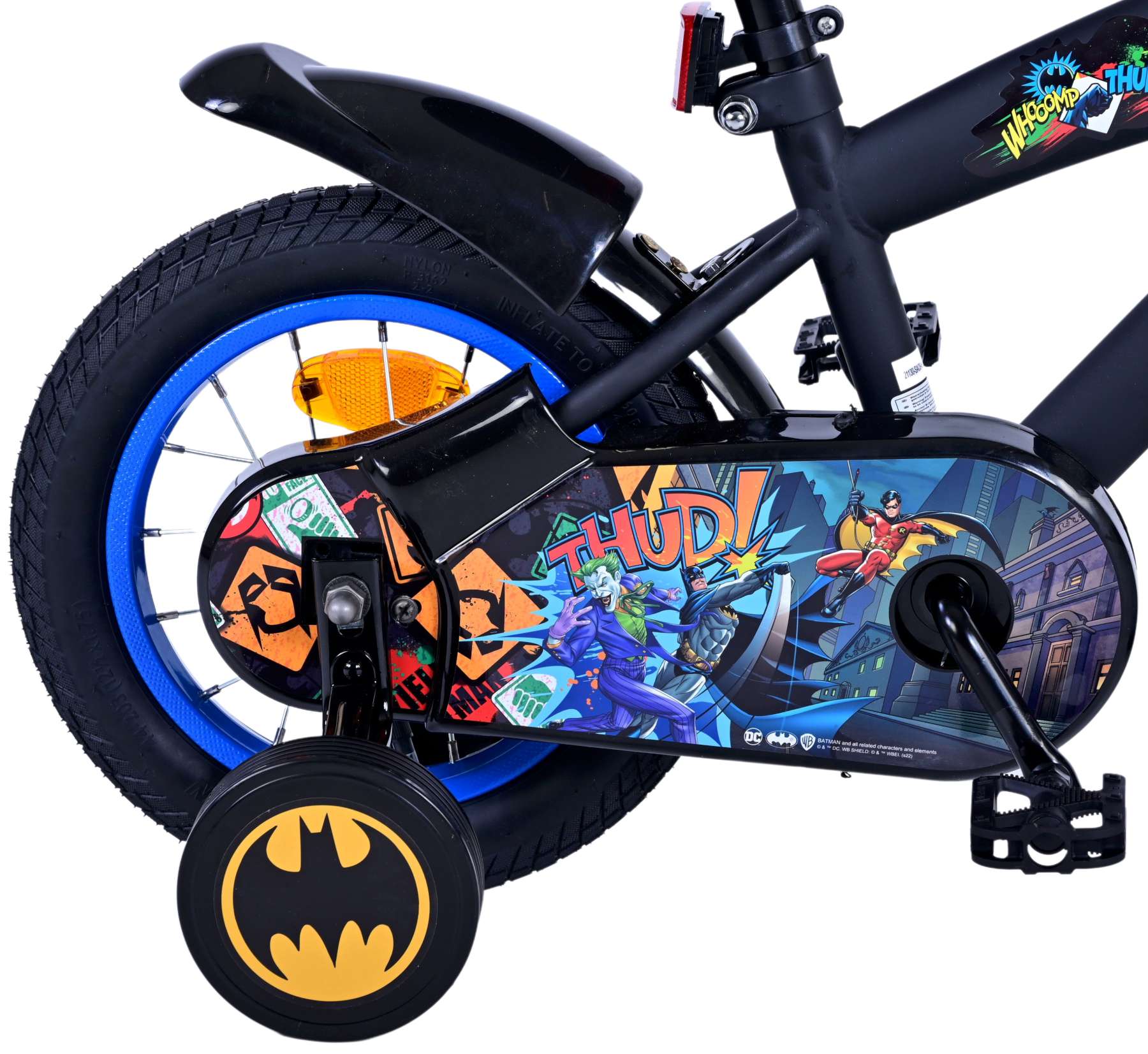 Batman Kinderfiets - Jongens - 12 inch - Zwart 9 Batman Kinderfiets - Jongens - 12 inch - Zwart - Afbeelding 9