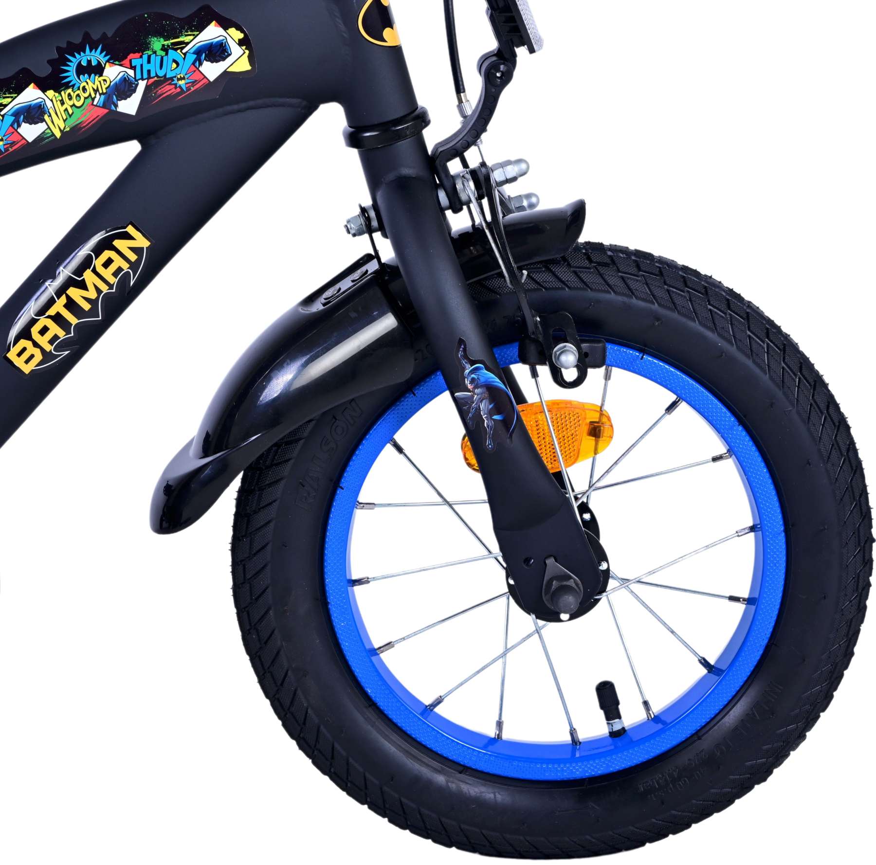 Batman Kinderfiets - Jongens - 12 inch - Zwart 8 Batman Kinderfiets - Jongens - 12 inch - Zwart - Afbeelding 8