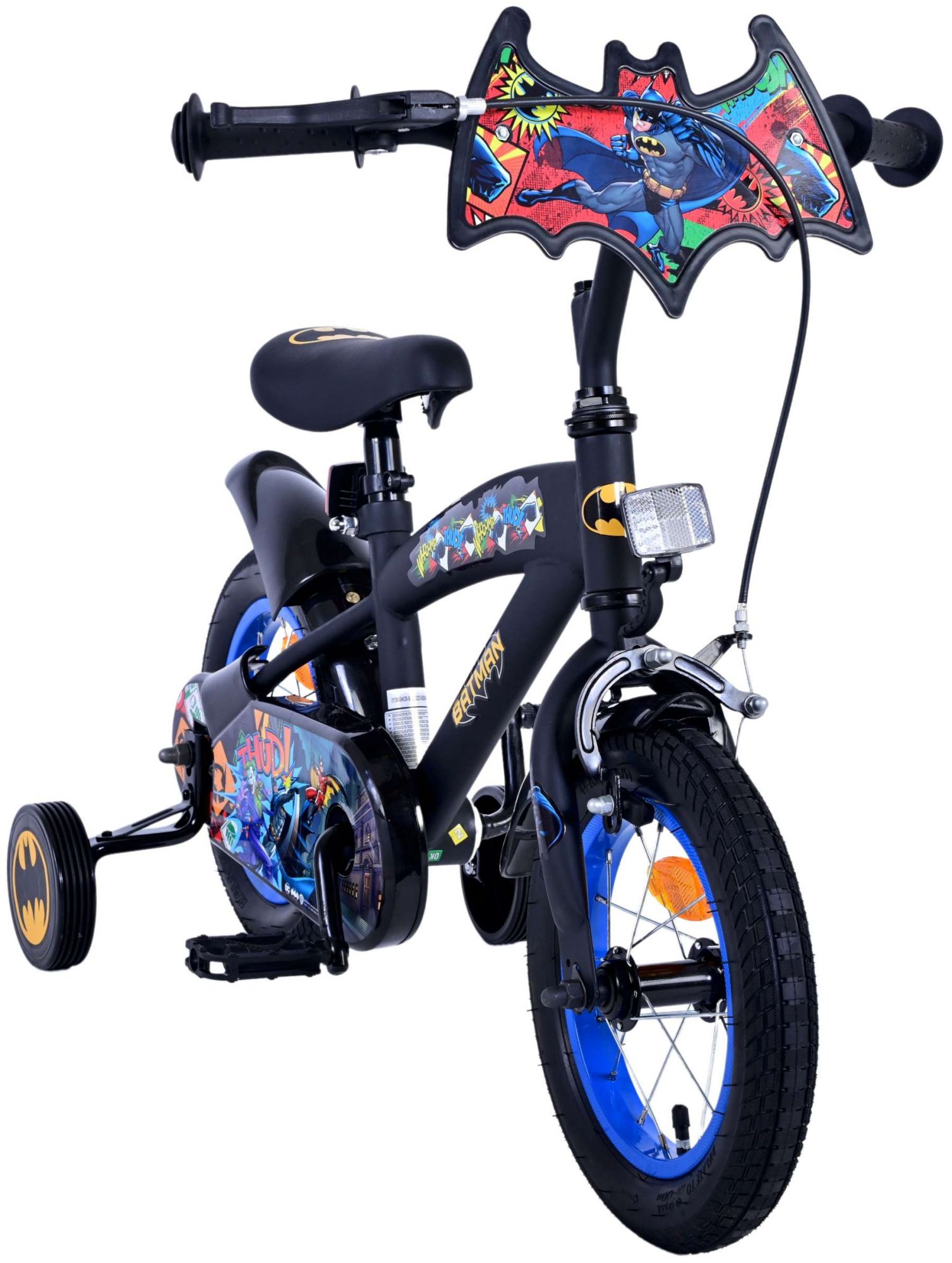 Batman Kinderfiets - Jongens - 12 inch - Zwart 6 Batman Kinderfiets - Jongens - 12 inch - Zwart - Afbeelding 6