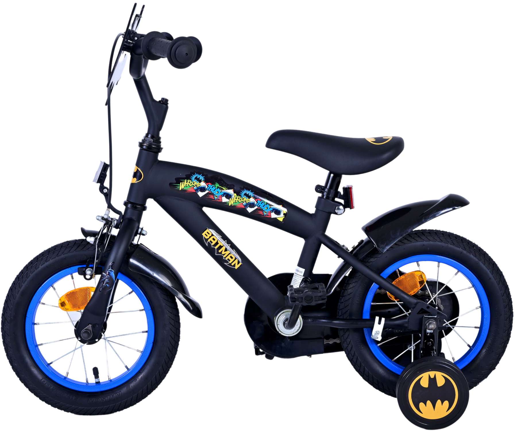 Batman Kinderfiets - Jongens - 12 inch - Zwart 4 Batman Kinderfiets - Jongens - 12 inch - Zwart - Afbeelding 4
