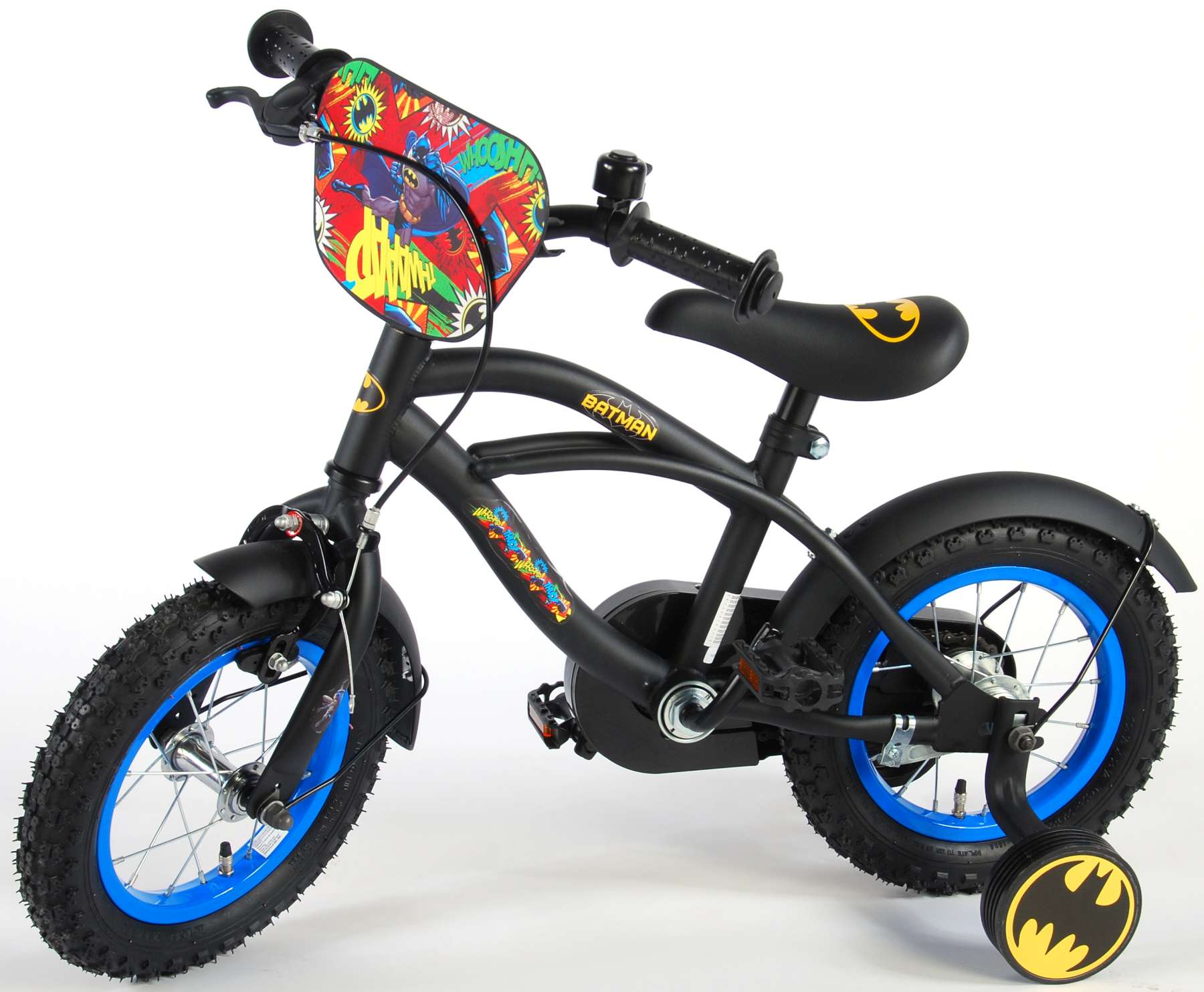 Batman Kinderfiets - Jongens - 12 inch - Zwart 13 Batman Kinderfiets - Jongens - 12 inch - Zwart - Afbeelding 13