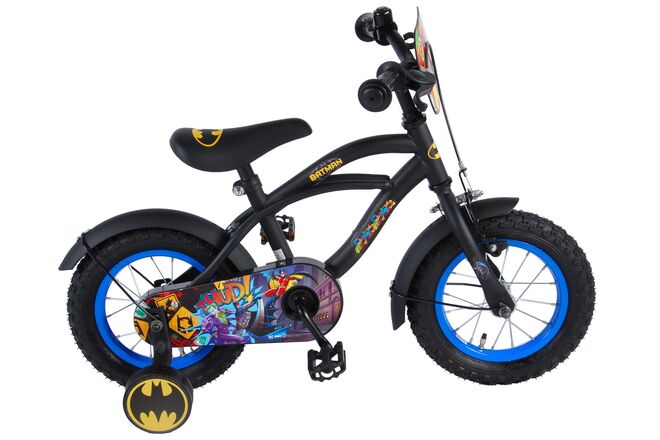 Batman Kinderfiets - Jongens - 12 inch - Zwart 1 Batman Kinderfiets - Jongens - 12 inch - Zwart