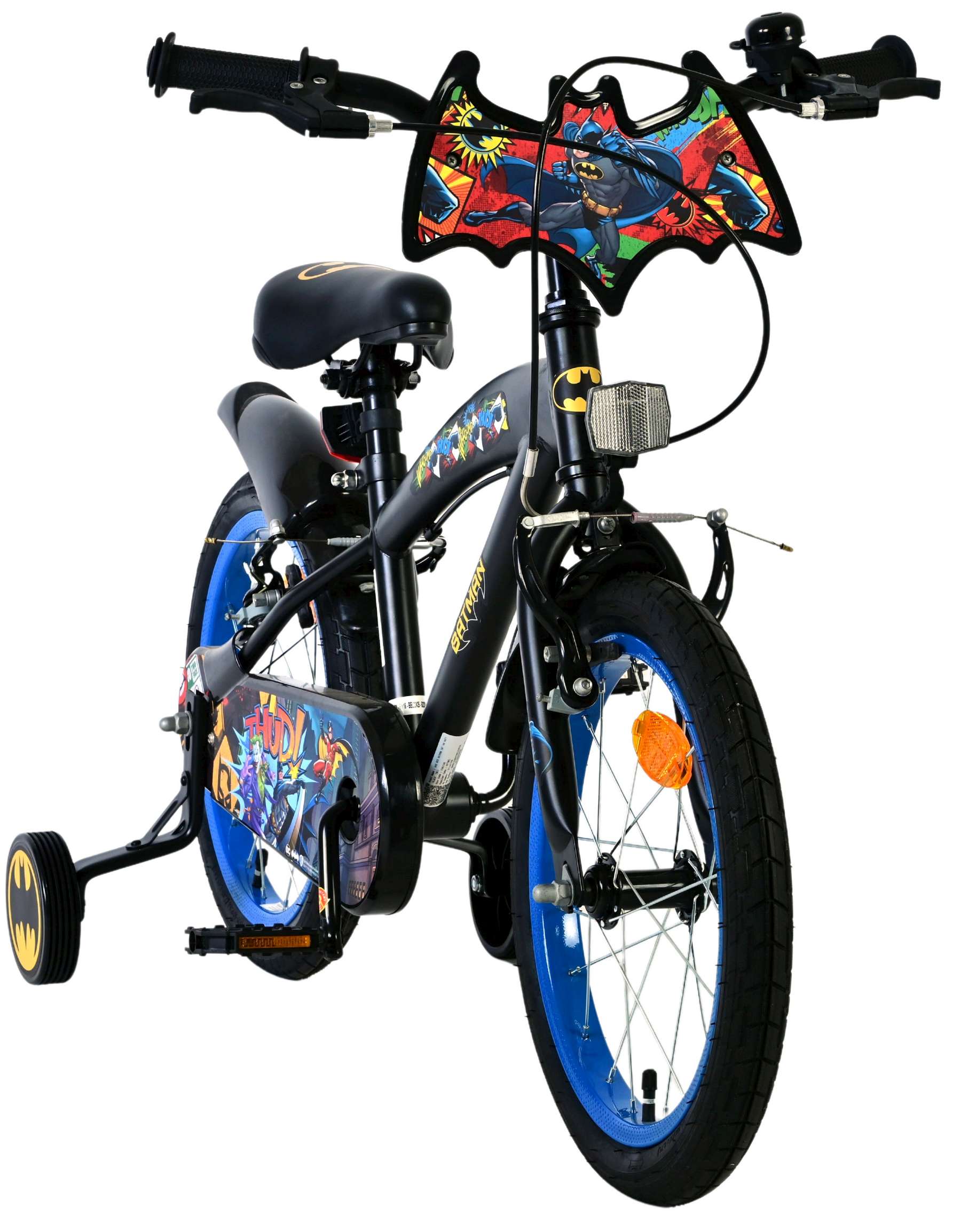 Batman Kinderfiets - Jongens - 16 inch - Zwart - 2 handremmen 5 Batman Kinderfiets - Jongens - 16 inch - Zwart - 2 handremmen - Afbeelding 5