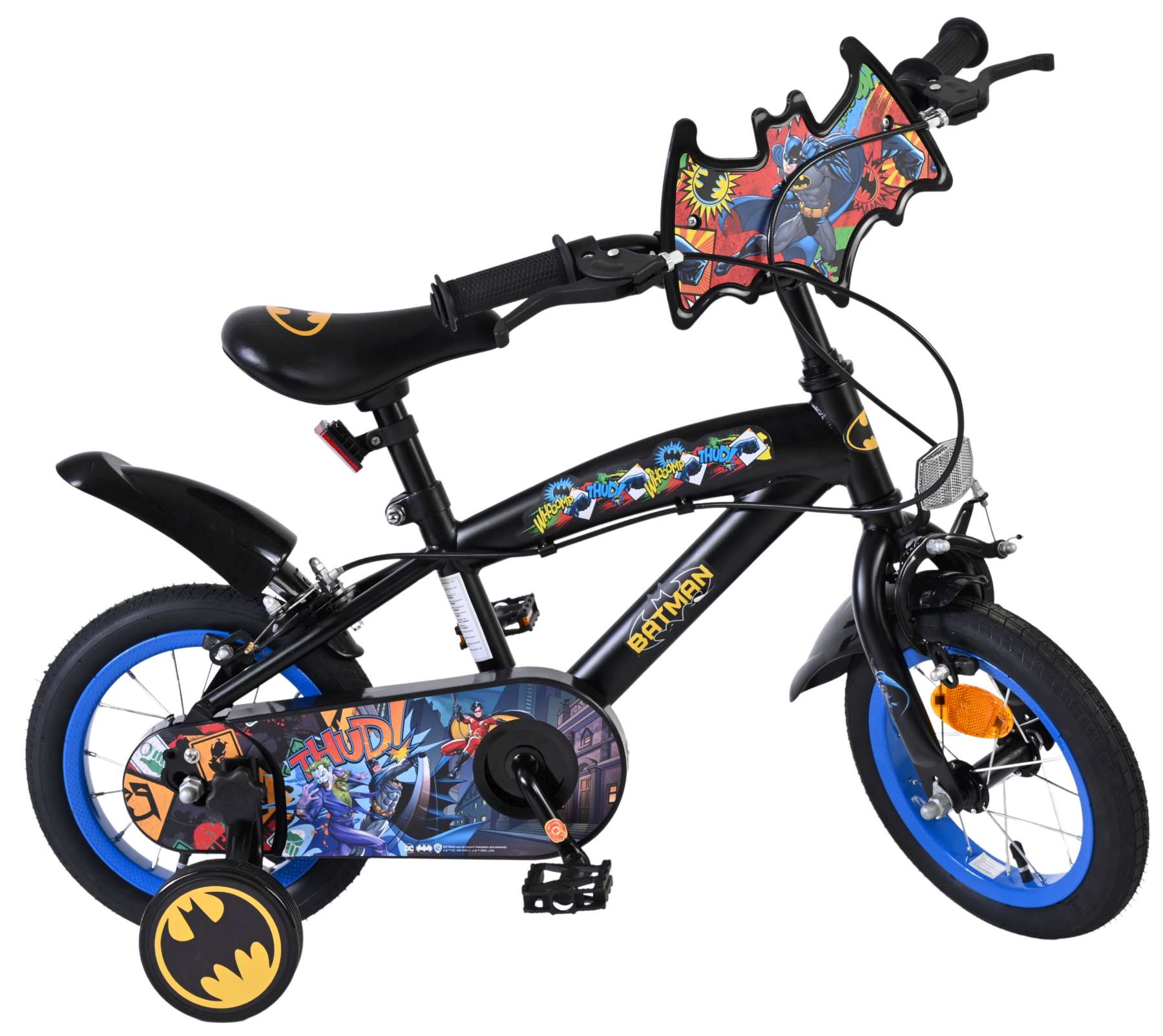 Batman Kinderfiets - Jongens - 12 inch - Zwart - Twee handremmen 10 Batman Kinderfiets - Jongens - 12 inch - Zwart - Twee handremmen - Afbeelding 10