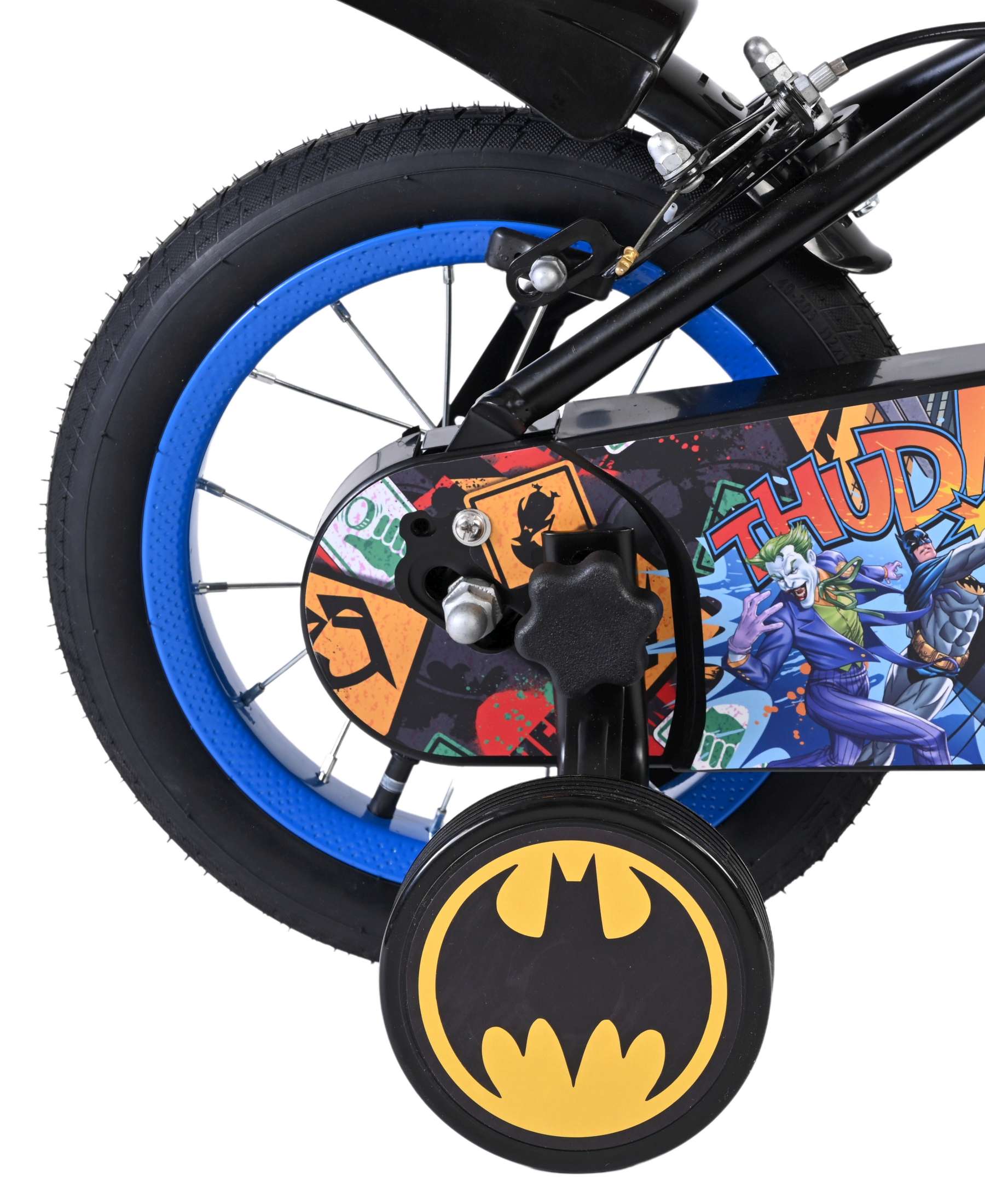Batman Kinderfiets - Jongens - 12 inch - Zwart - Twee handremmen 2 Batman Kinderfiets - Jongens - 12 inch - Zwart - Twee handremmen - Afbeelding 2